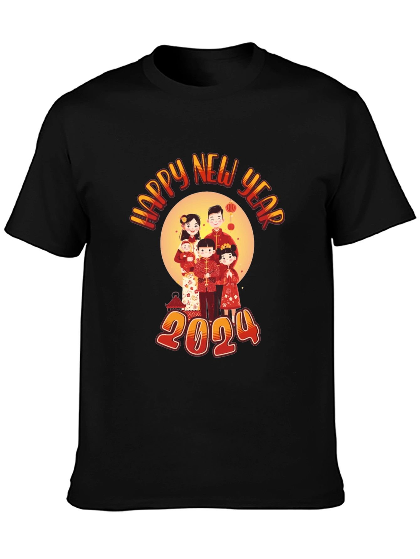 Happy New Year 2024 Family T-Shirt