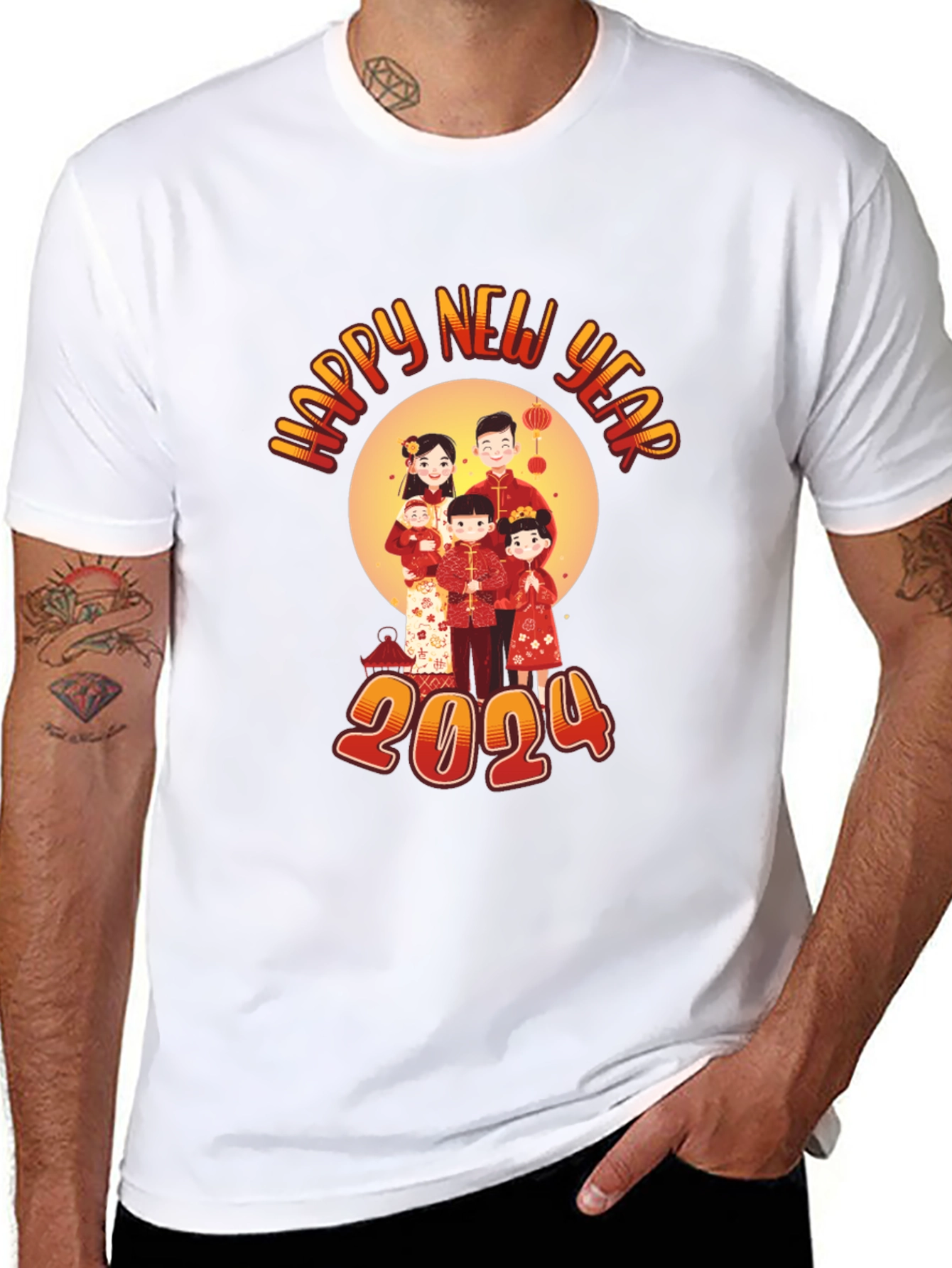 Happy New Year 2024 Family T-Shirt