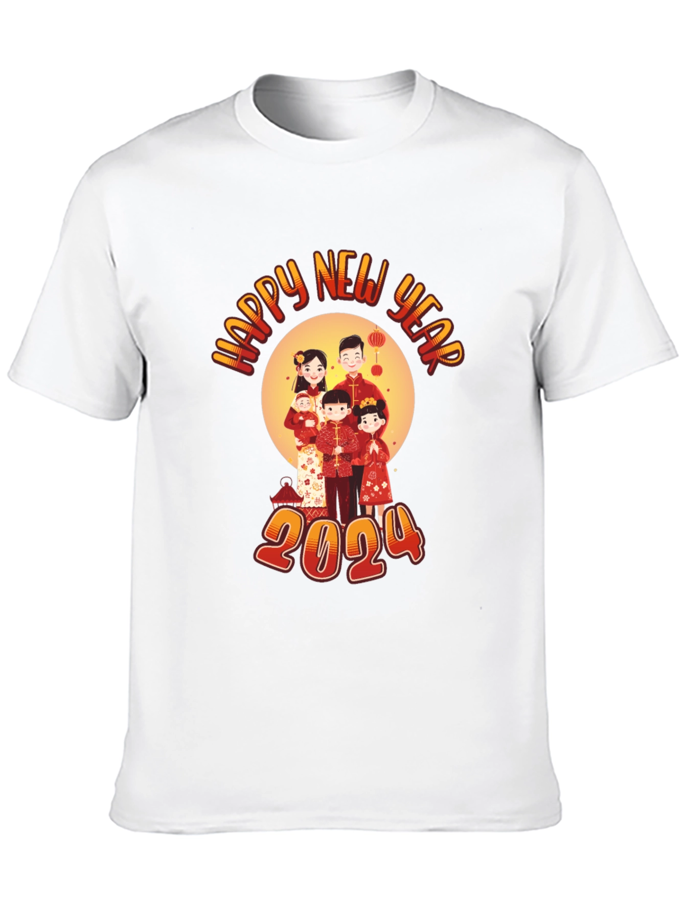 Happy New Year 2024 Family T-Shirt