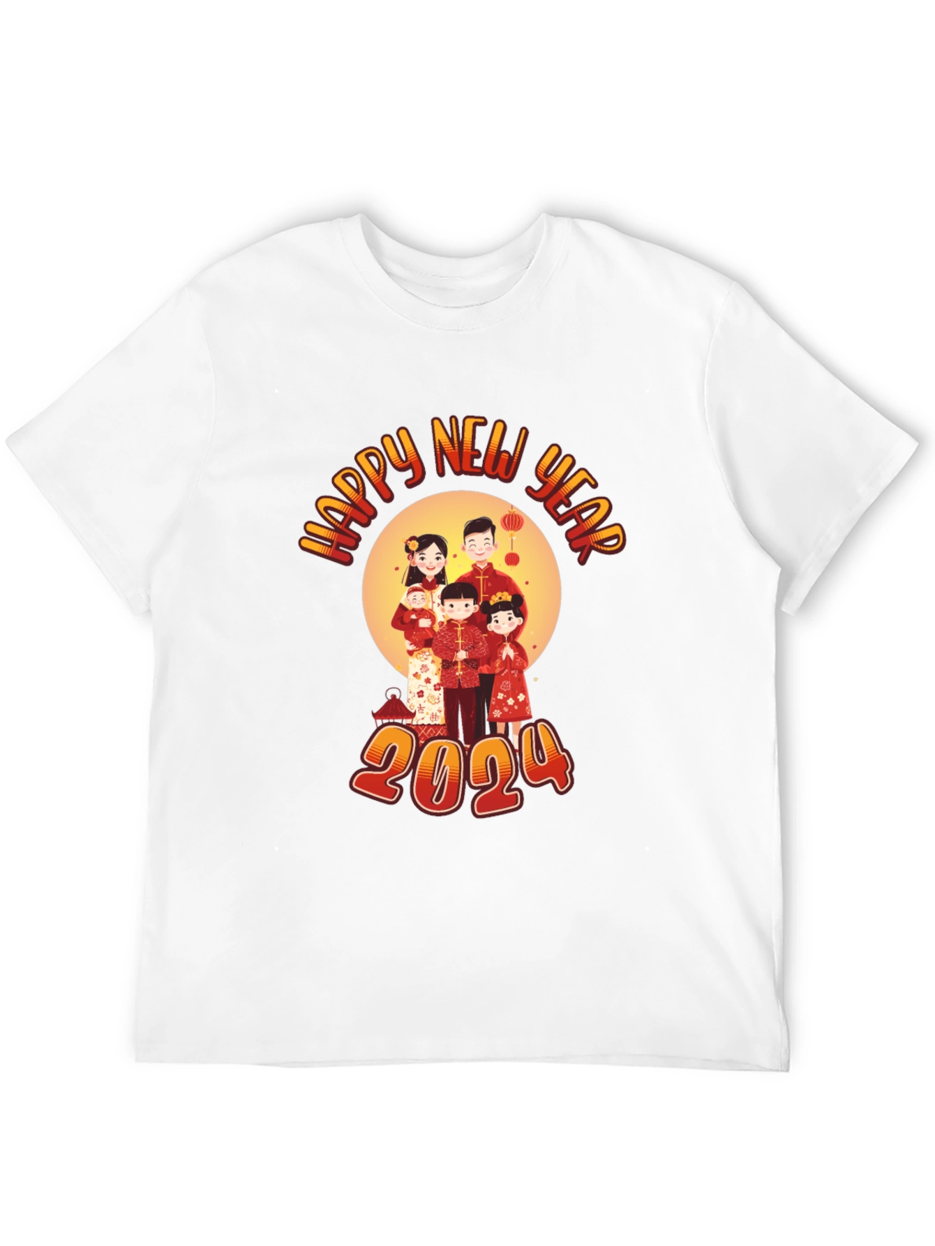 Happy New Year 2024 Family T-Shirt