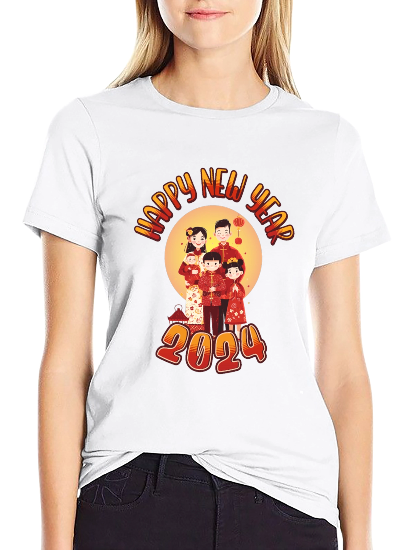 Happy New Year 2024 Family T-Shirt