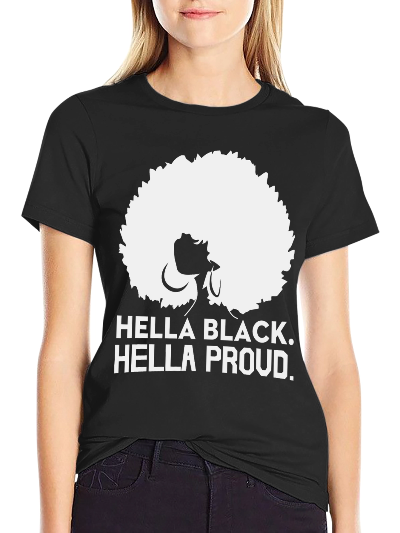 Hella Black Hella Proud Graphic Tee