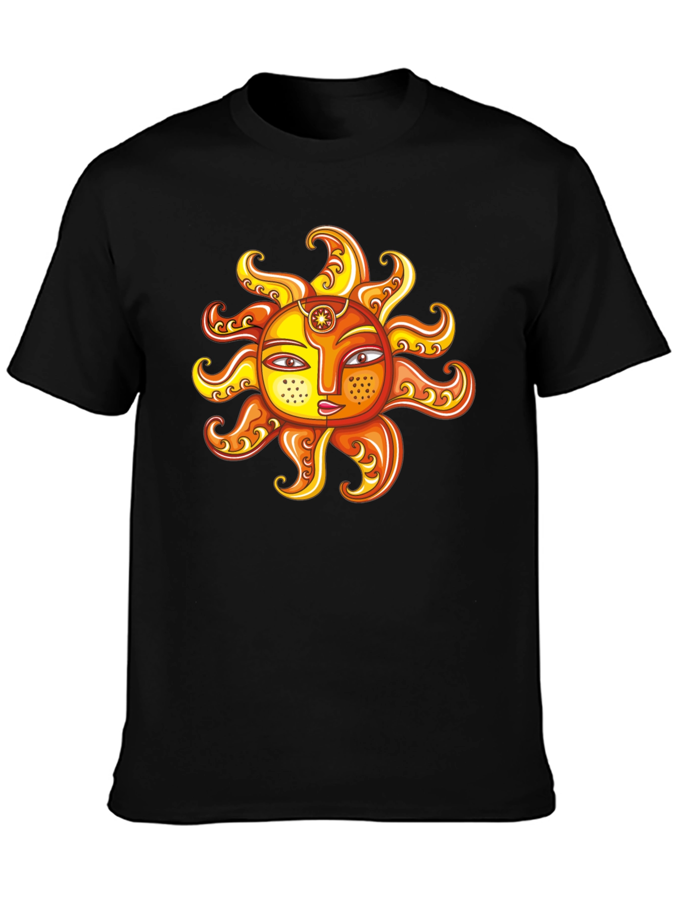 Mystic Sun Face Graphic Tee