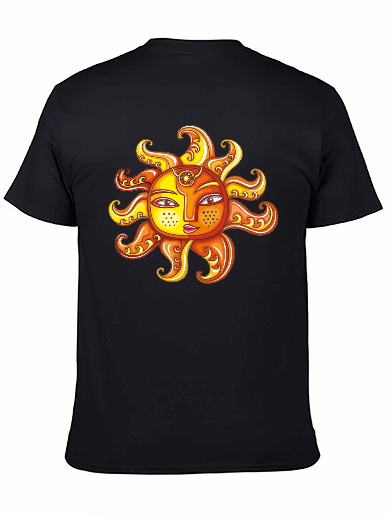 Mystic Sun Face Graphic Tee
