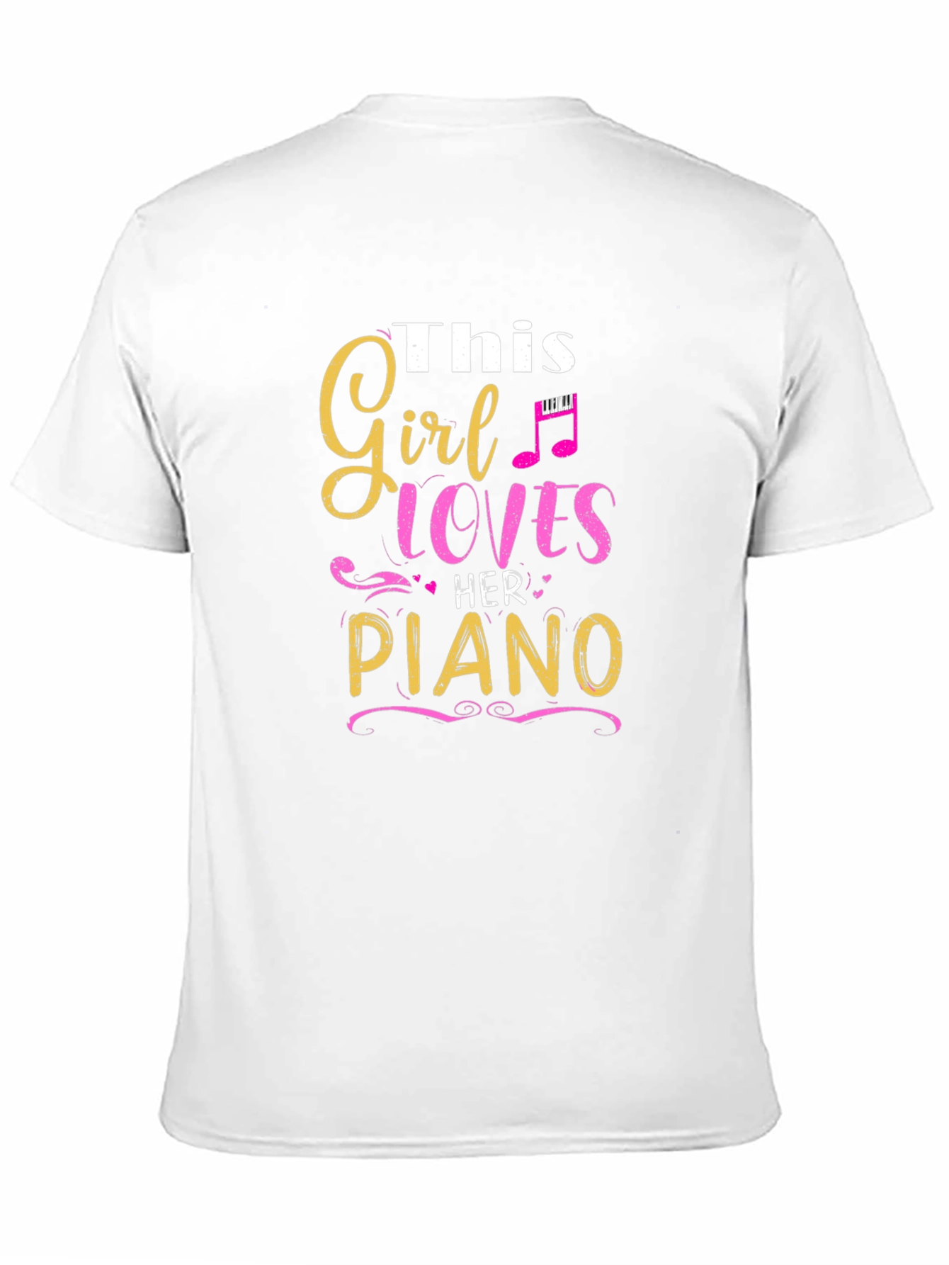 This Girl Loves Piano T-Shirt