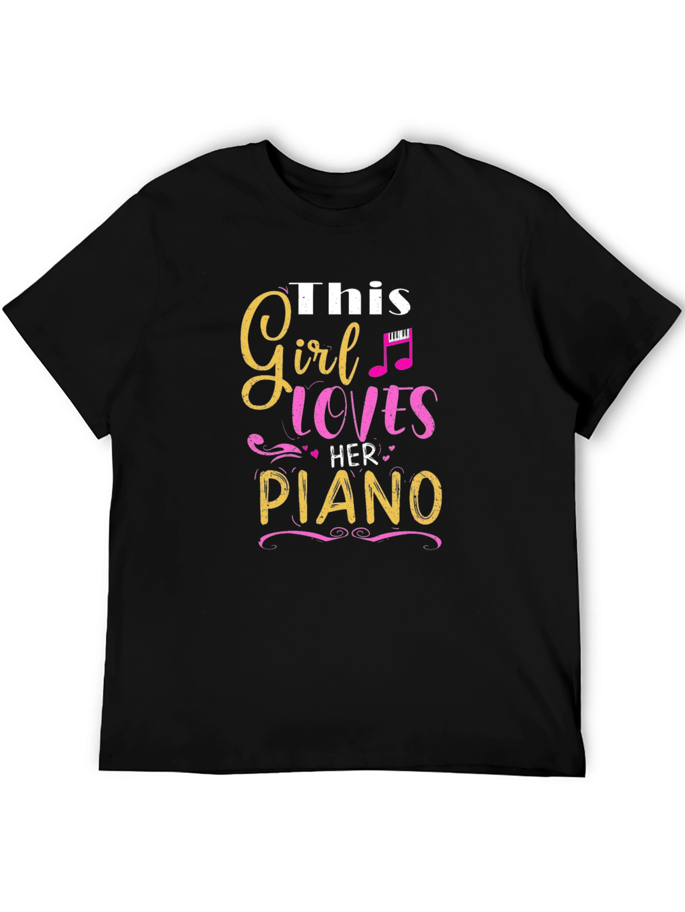 This Girl Loves Piano T-Shirt
