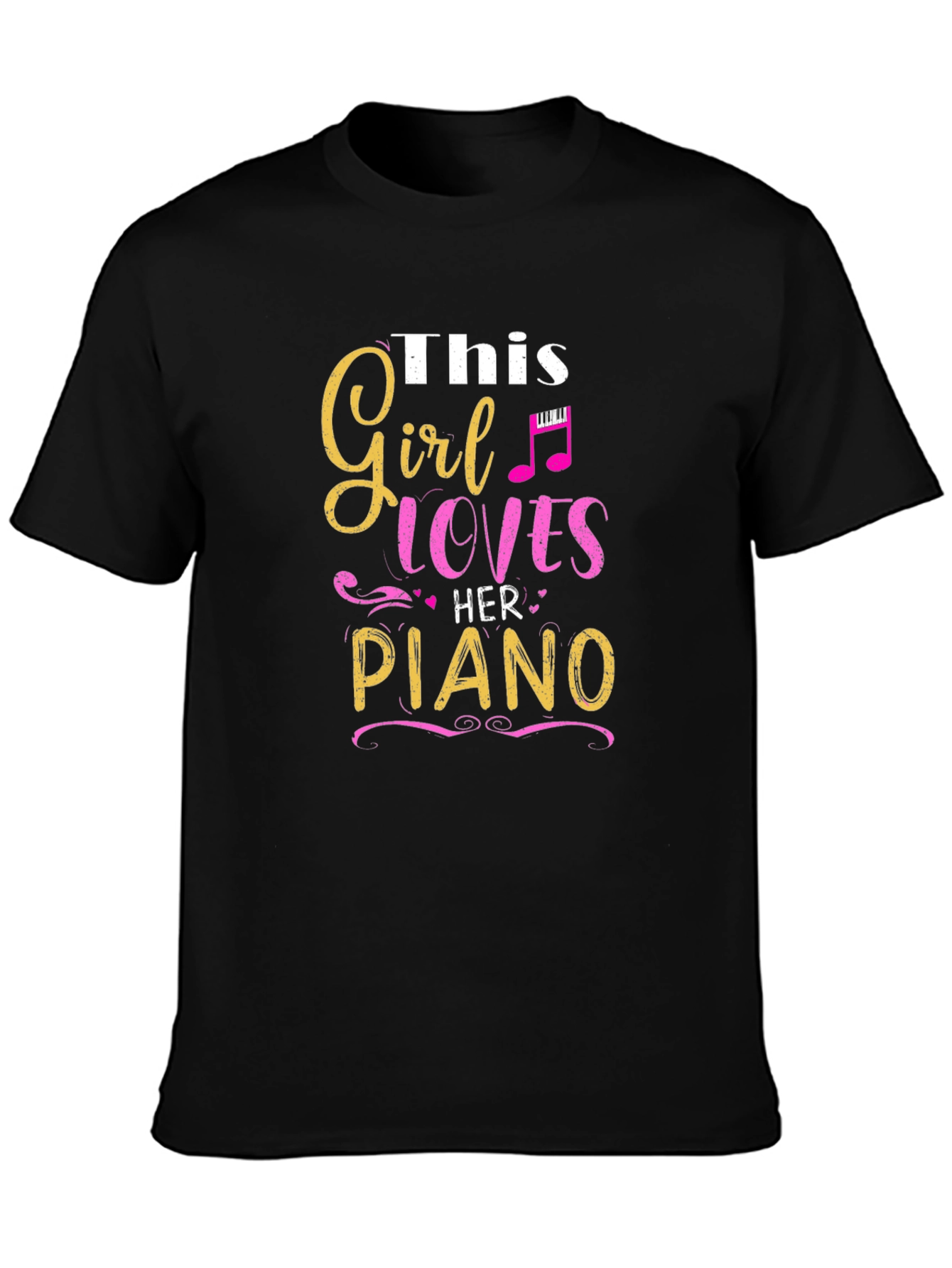 This Girl Loves Piano T-Shirt