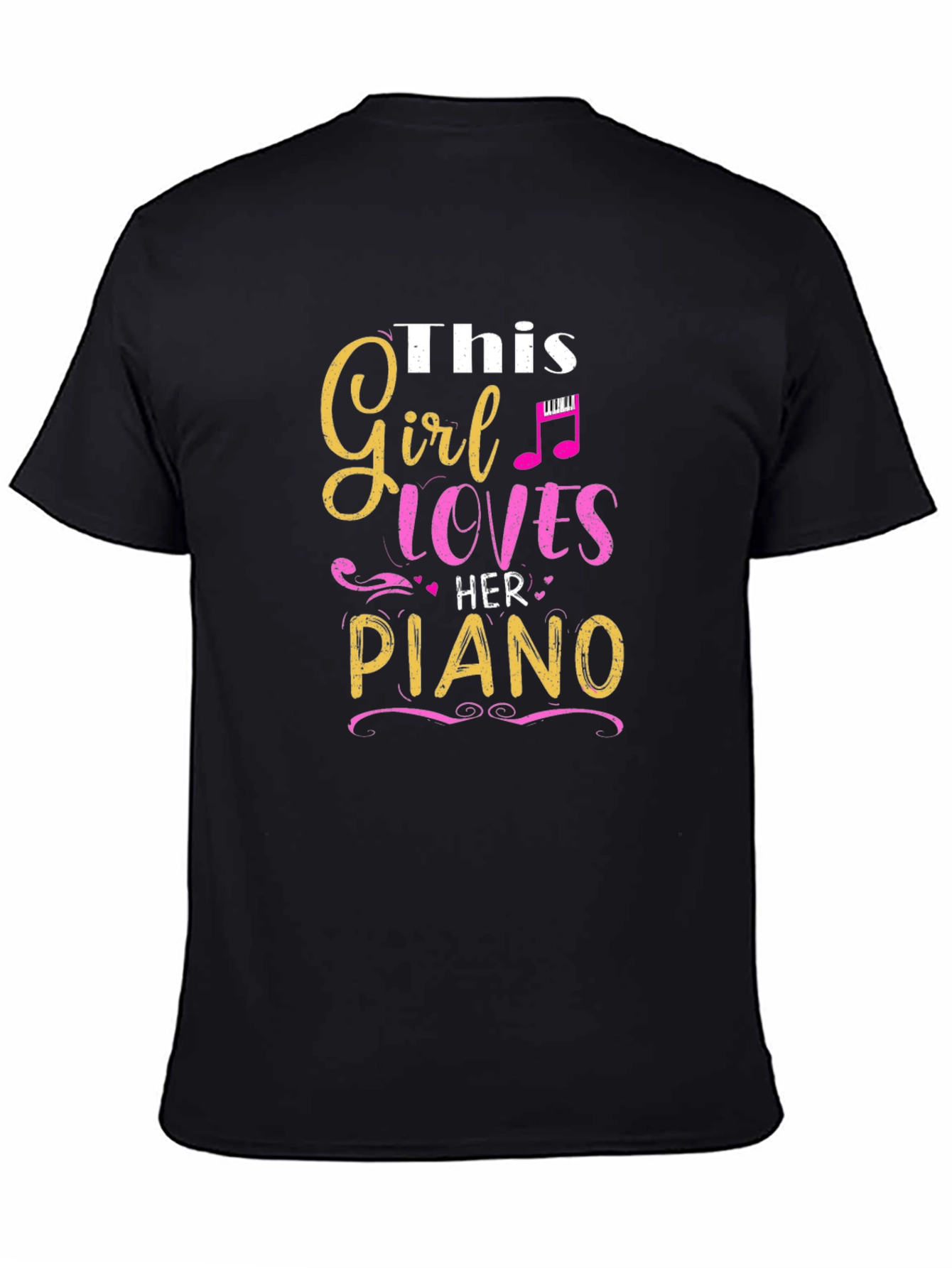 This Girl Loves Piano T-Shirt