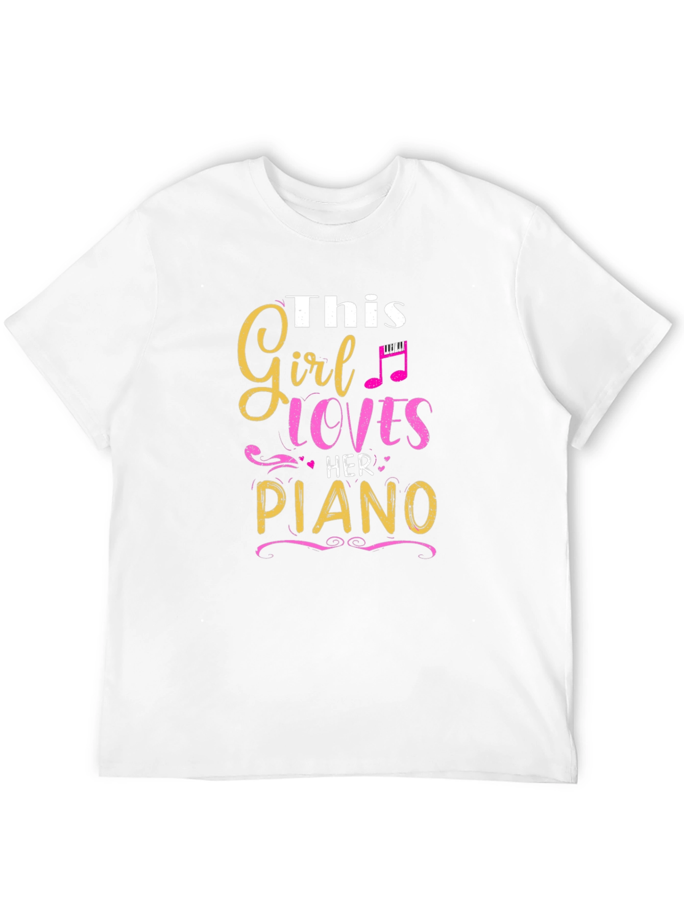 This Girl Loves Piano T-Shirt