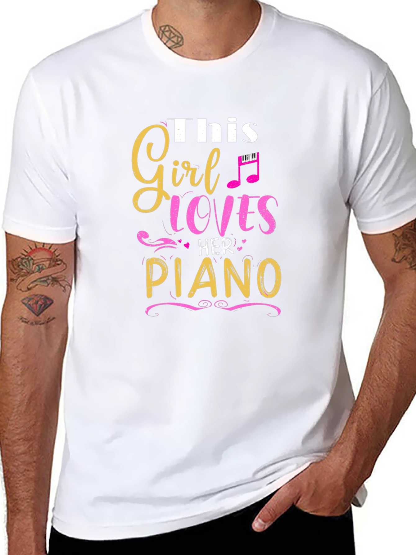 This Girl Loves Piano T-Shirt