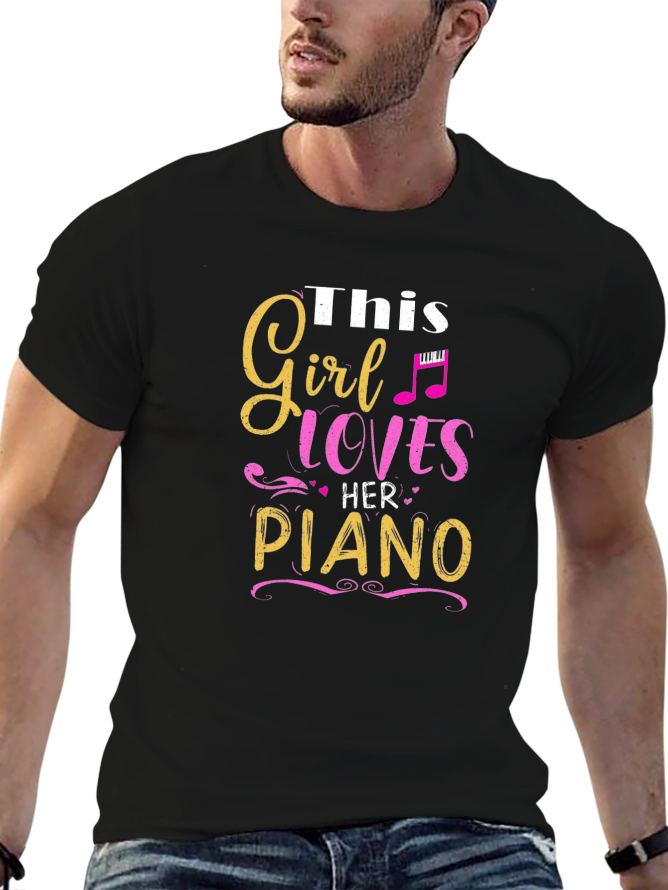 This Girl Loves Piano T-Shirt