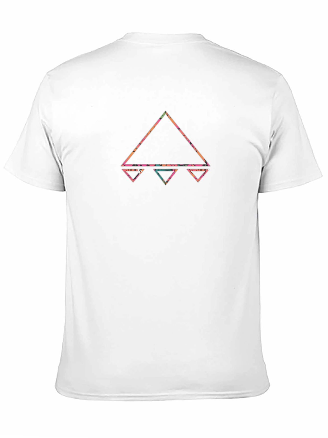 Geometric Triangle Graphic Tee - Stylish Menswear