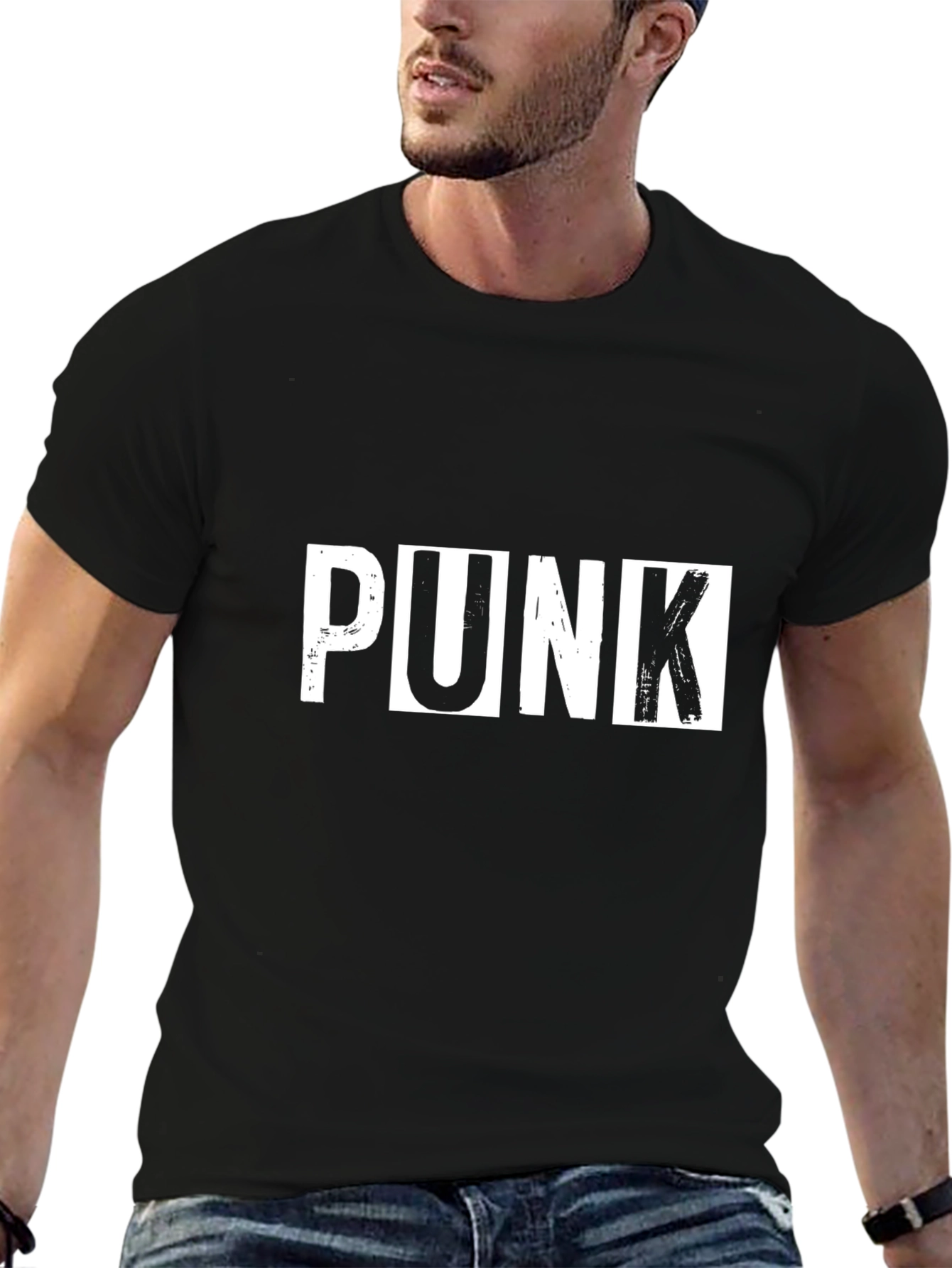 Punk Graphic Black T-Shirt