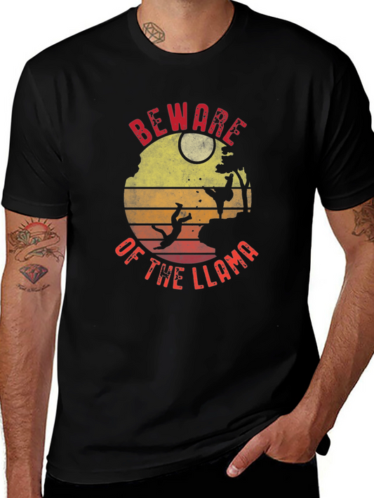 Beware of the Llama Graphic T-Shirt