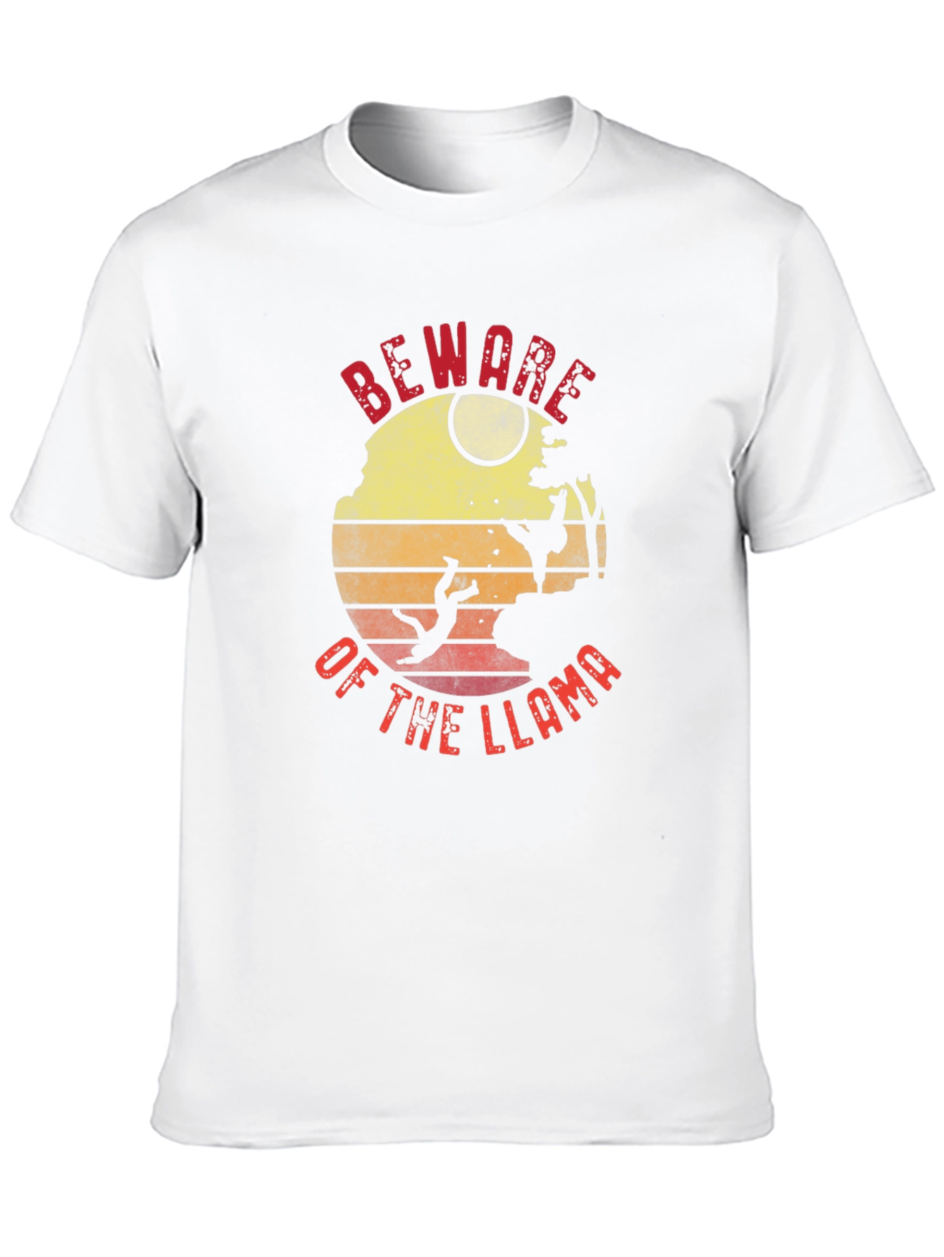 Beware of the Llama Graphic T-Shirt