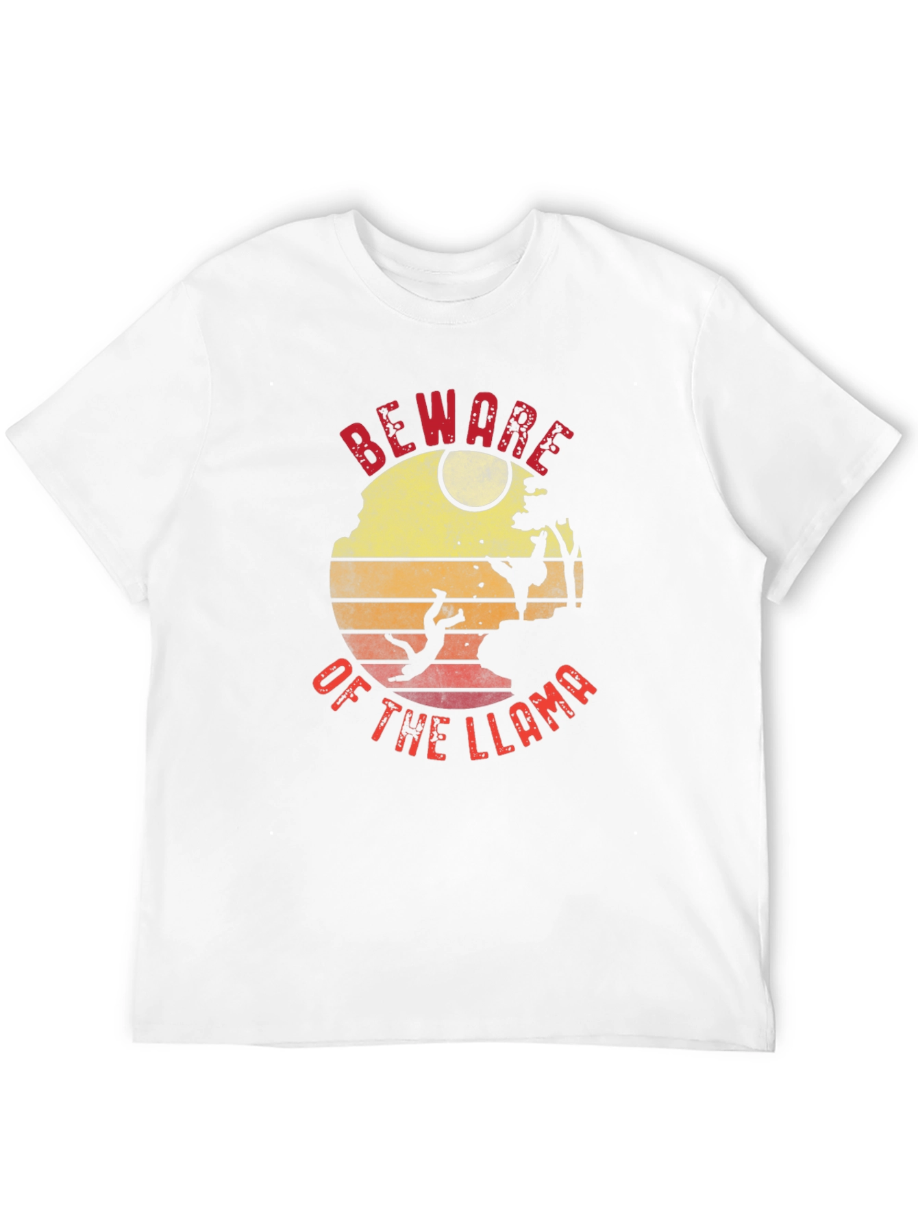 Beware of the Llama Graphic T-Shirt