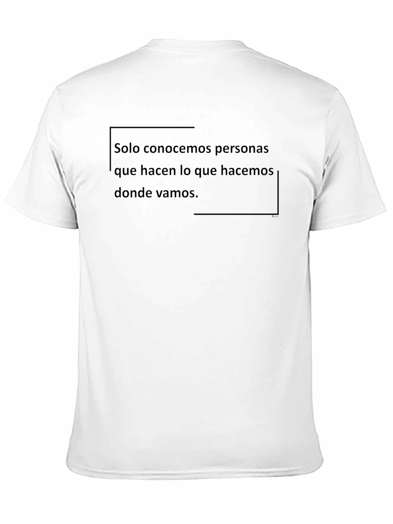 Black T-Shirt with Spanish Text