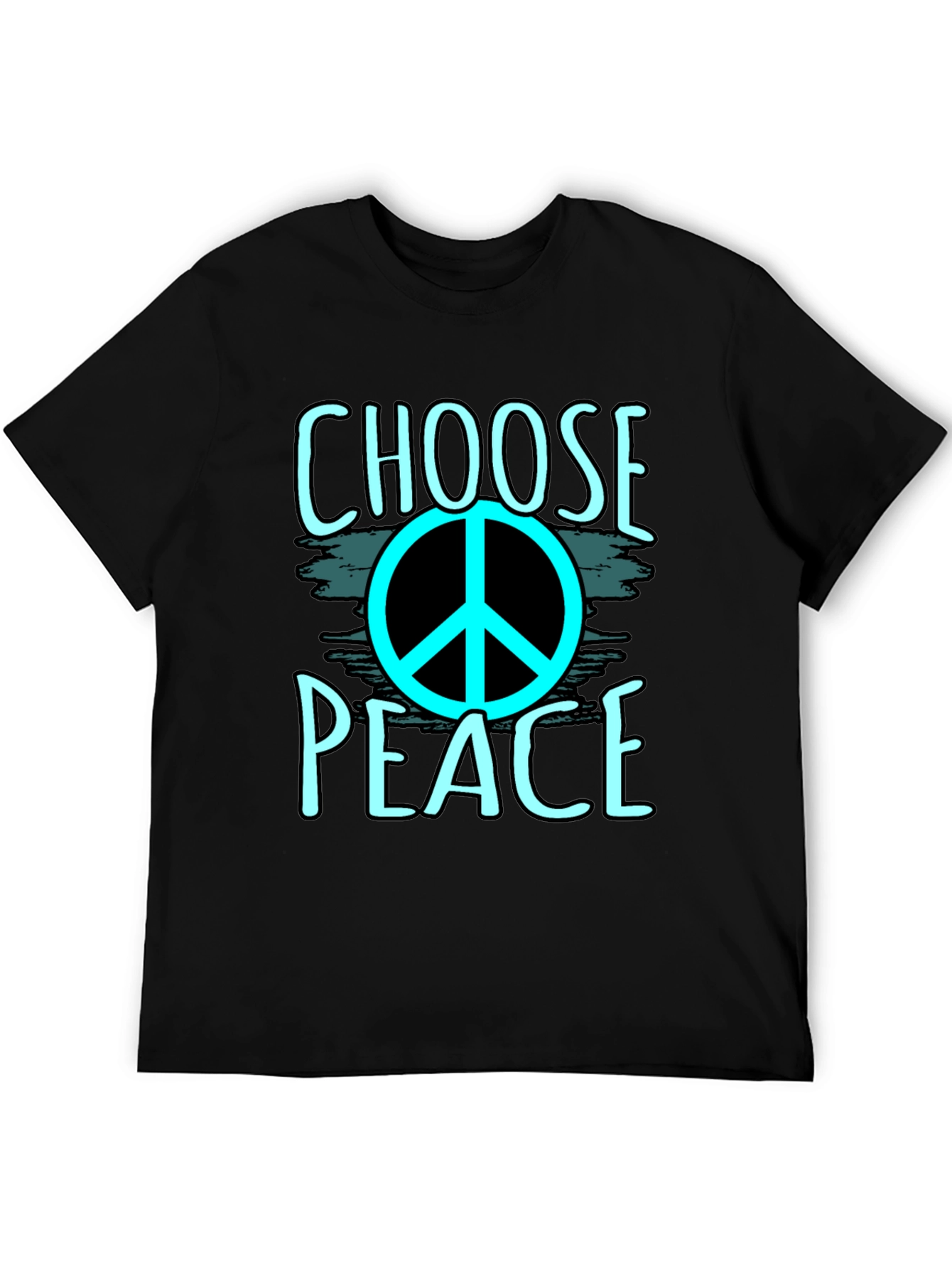 Choose Peace Graphic Tee - Black T-Shirt