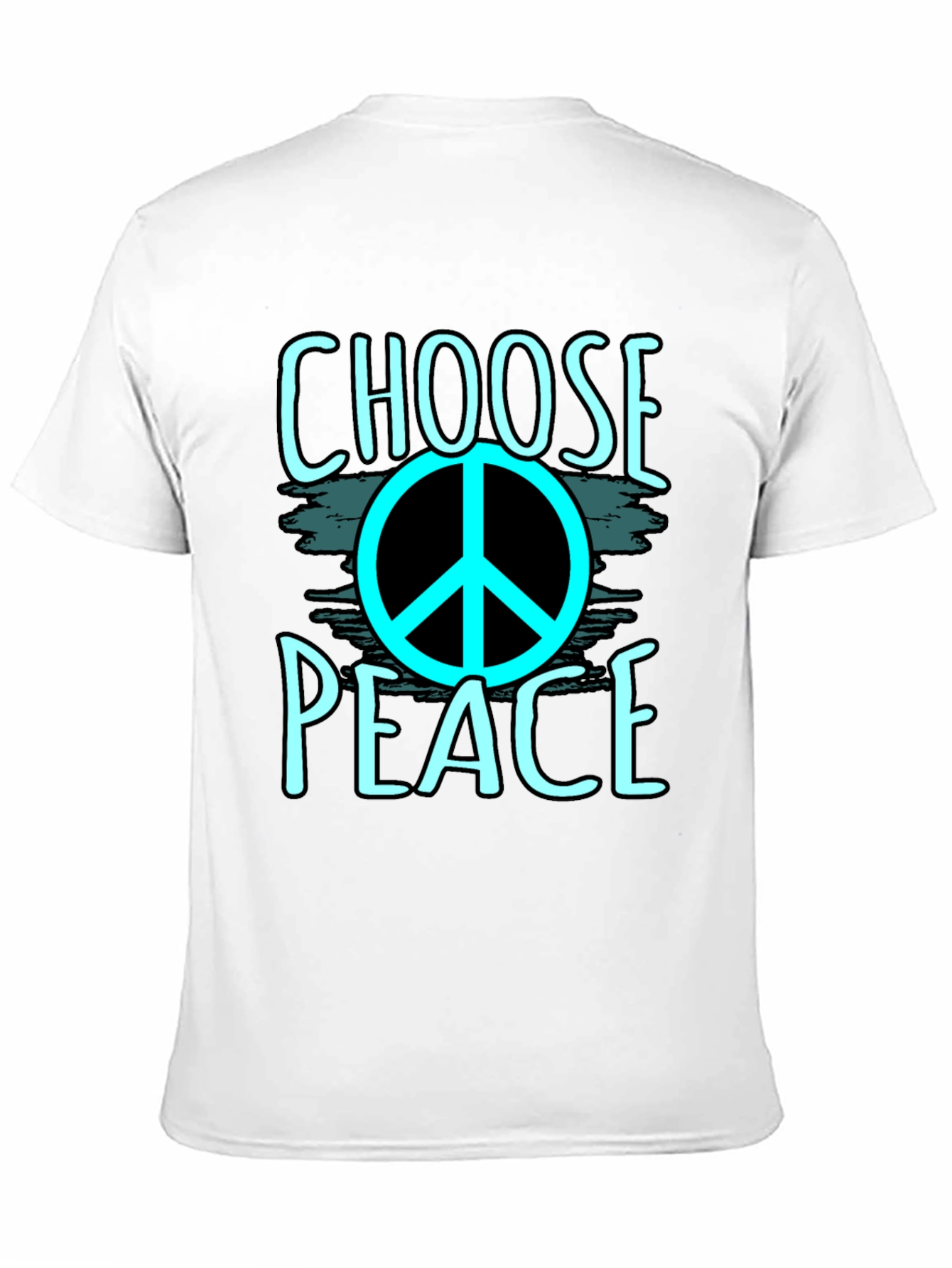 Choose Peace Graphic Tee - Black T-Shirt