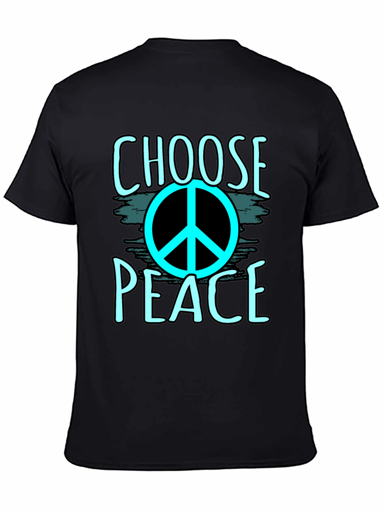 Choose Peace Graphic Tee - Black T-Shirt