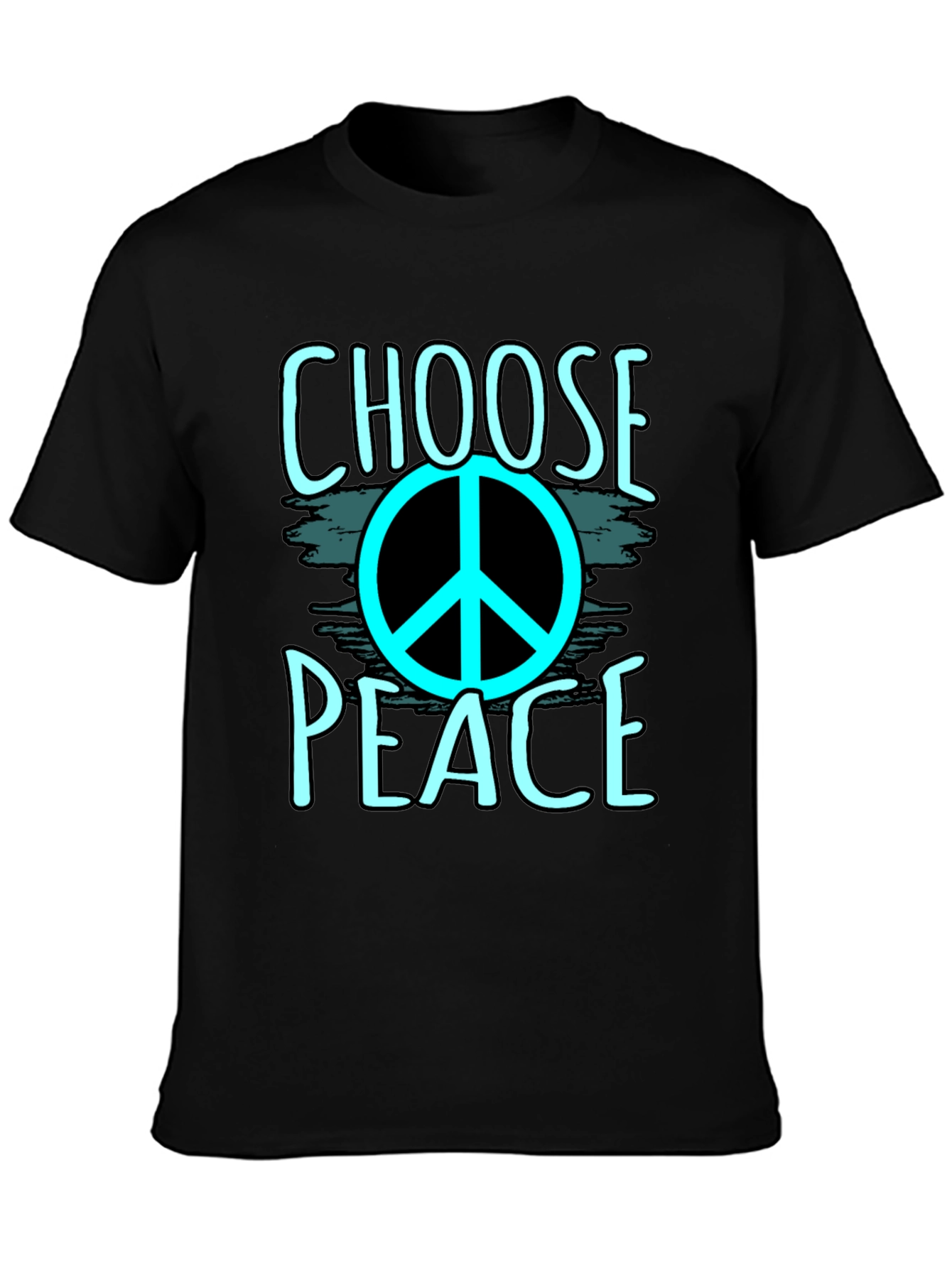 Choose Peace Graphic Tee - Black T-Shirt
