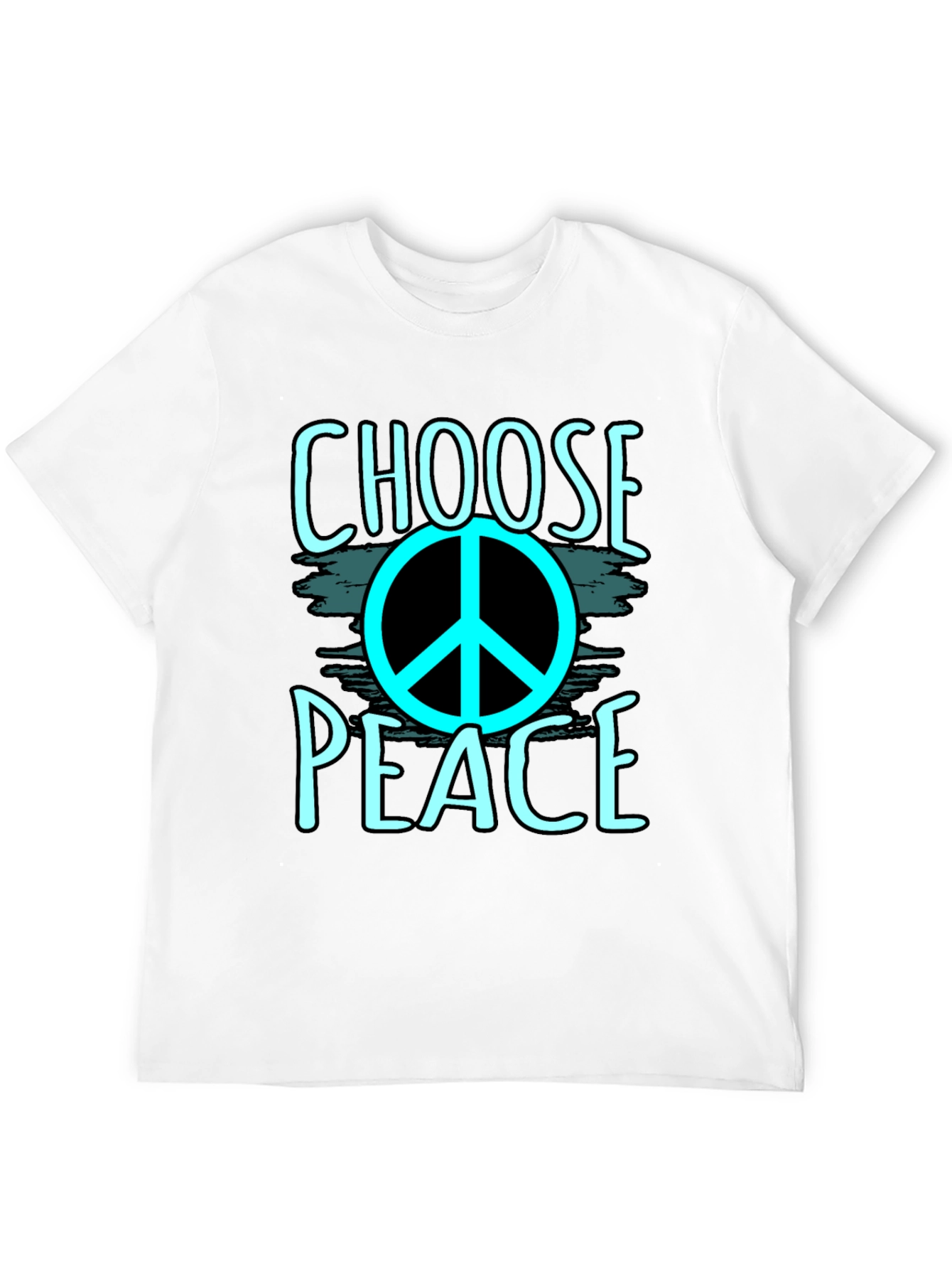 Choose Peace Graphic Tee - Black T-Shirt