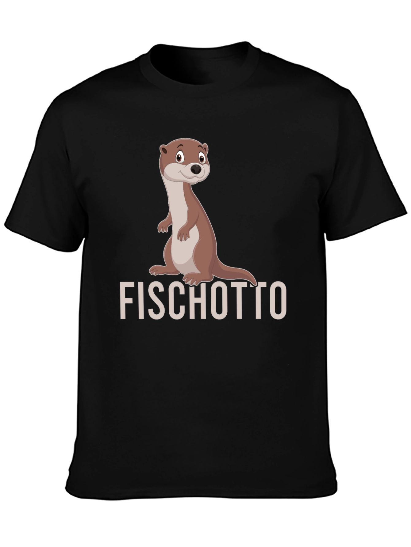Funny Otter T-Shirt - Fischotto Graphic Tee