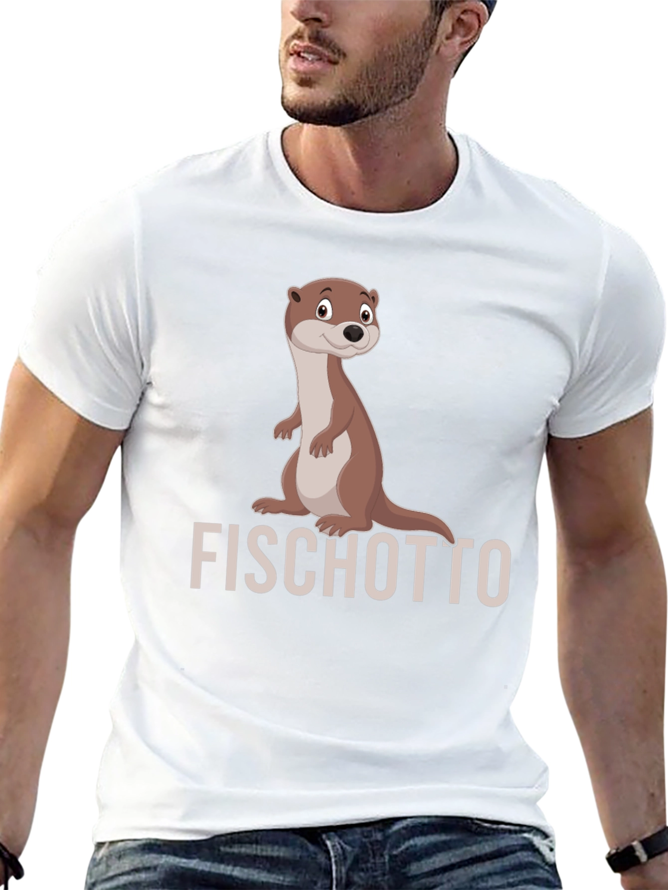 Funny Otter T-Shirt - Fischotto Graphic Tee