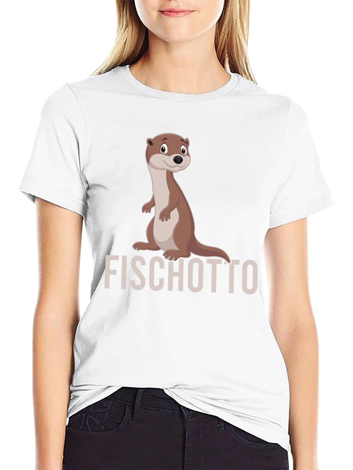 Funny Otter T-Shirt - Fischotto Graphic Tee