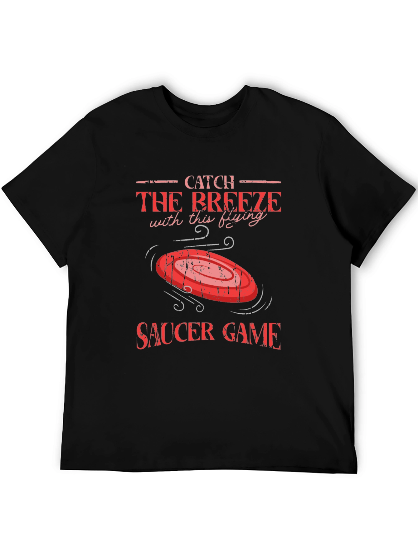 Catch the Breeze Flying Disc Graphic T-Shirt
