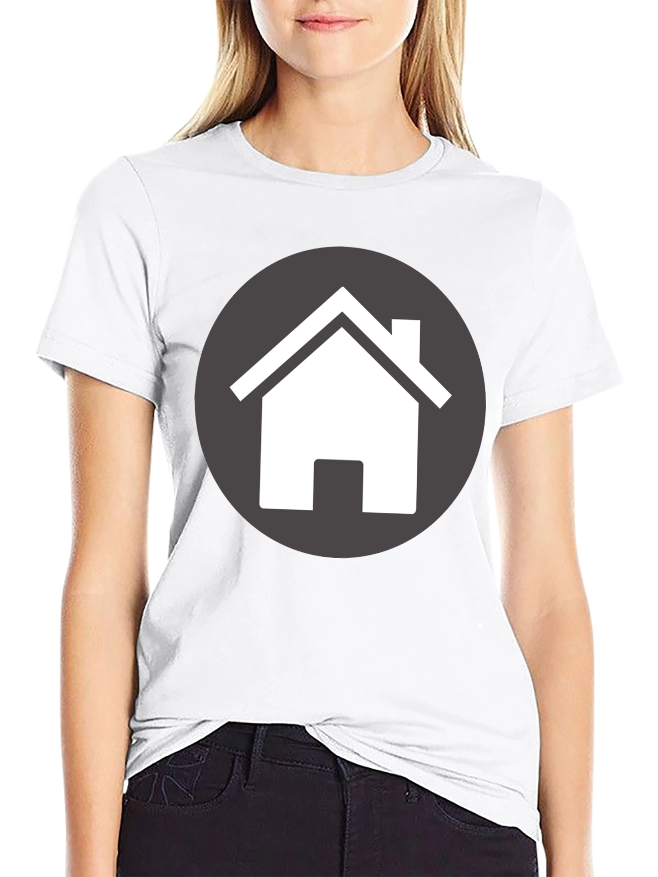 Home Icon T-Shirt - Modern Graphic Tee