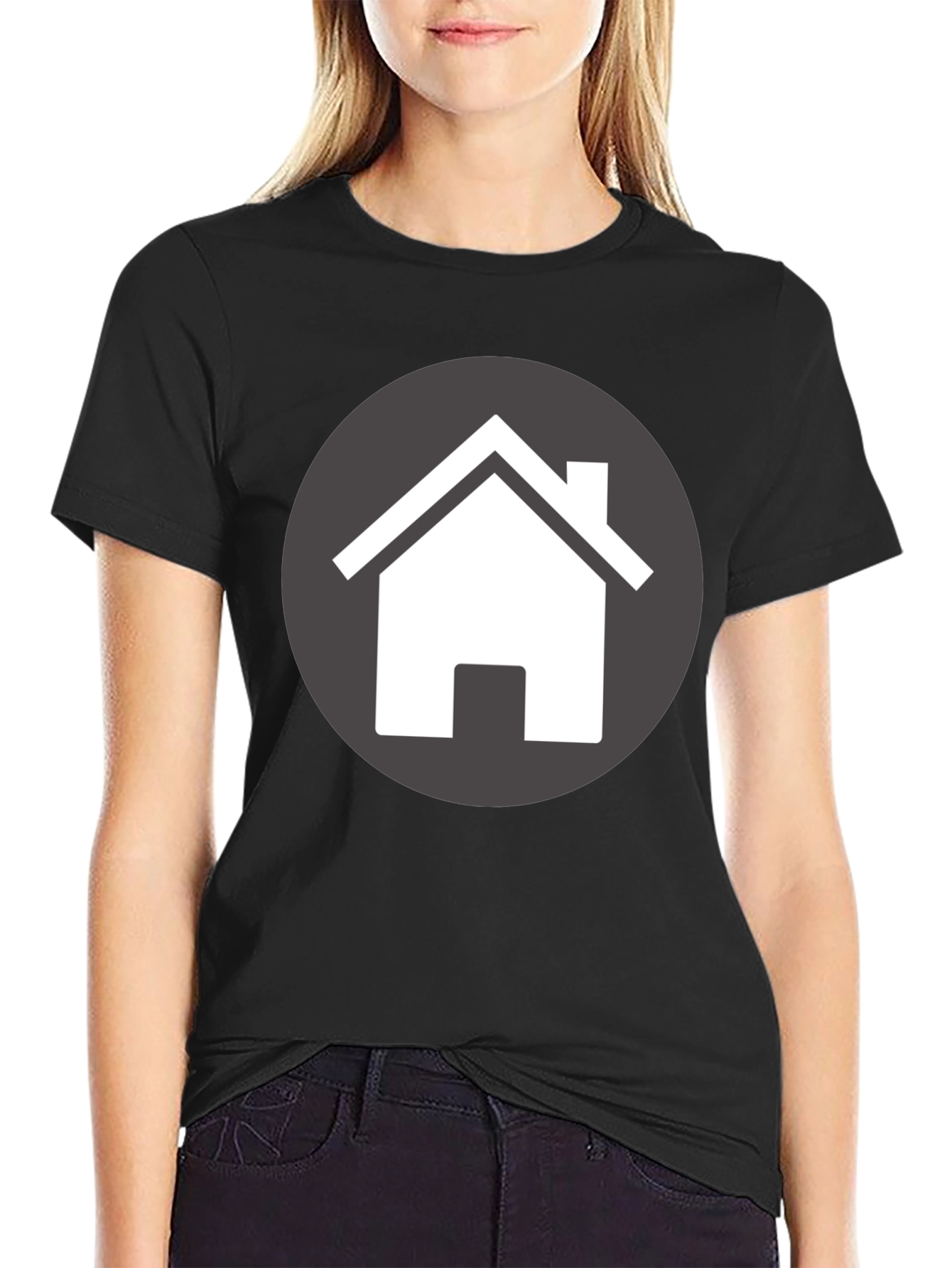 Home Icon T-Shirt - Modern Graphic Tee
