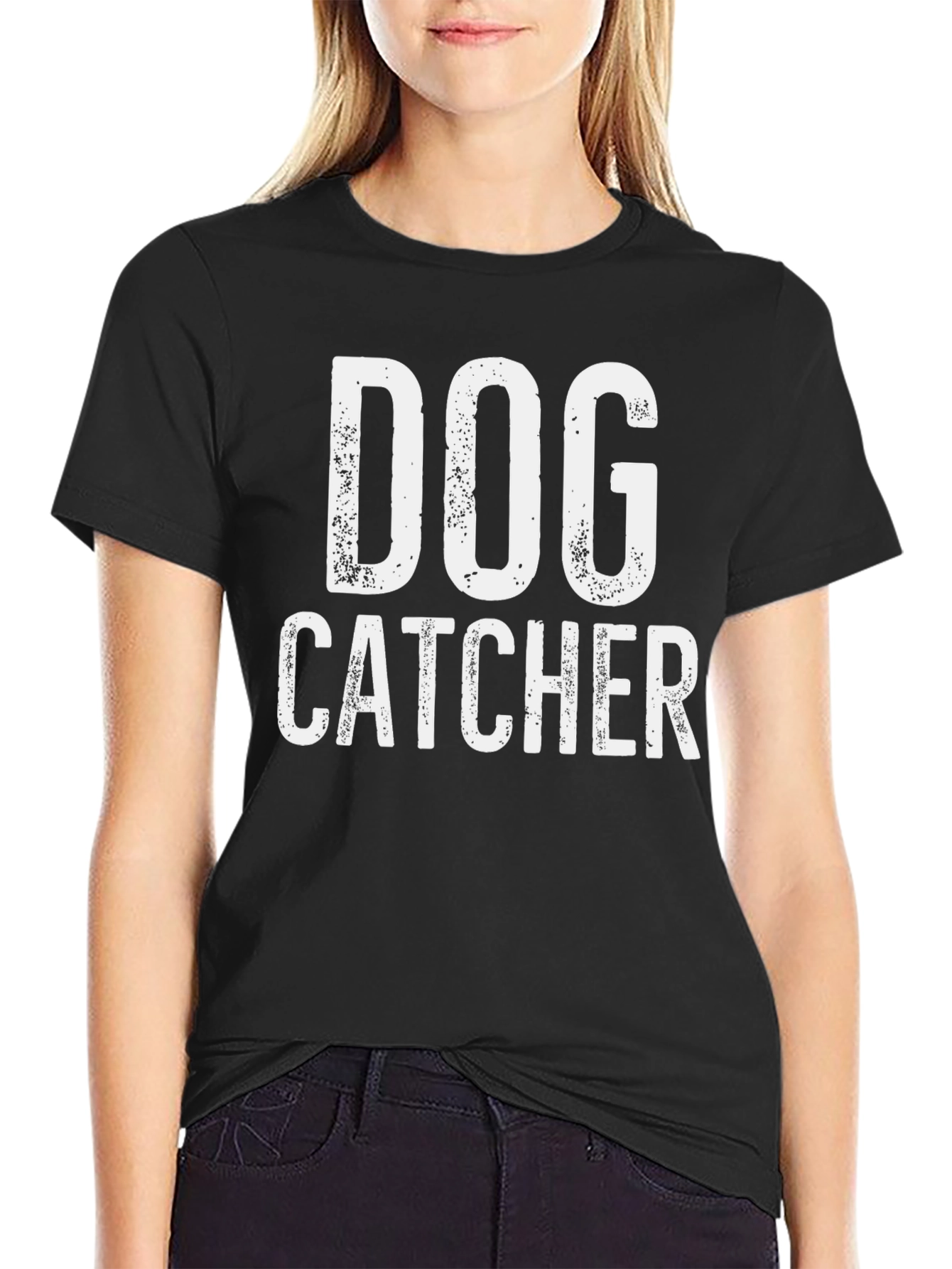 Dog Catcher Tee - Novelty Graphic T-Shirt