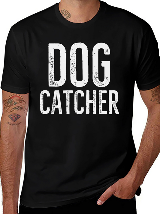 Dog Catcher Tee - Novelty Graphic T-Shirt