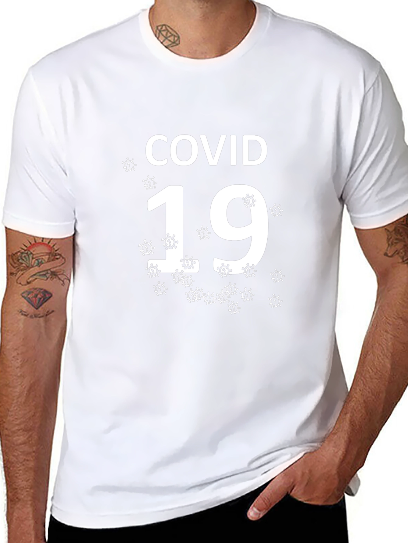 COVID-19 Graphic Print T-Shirt