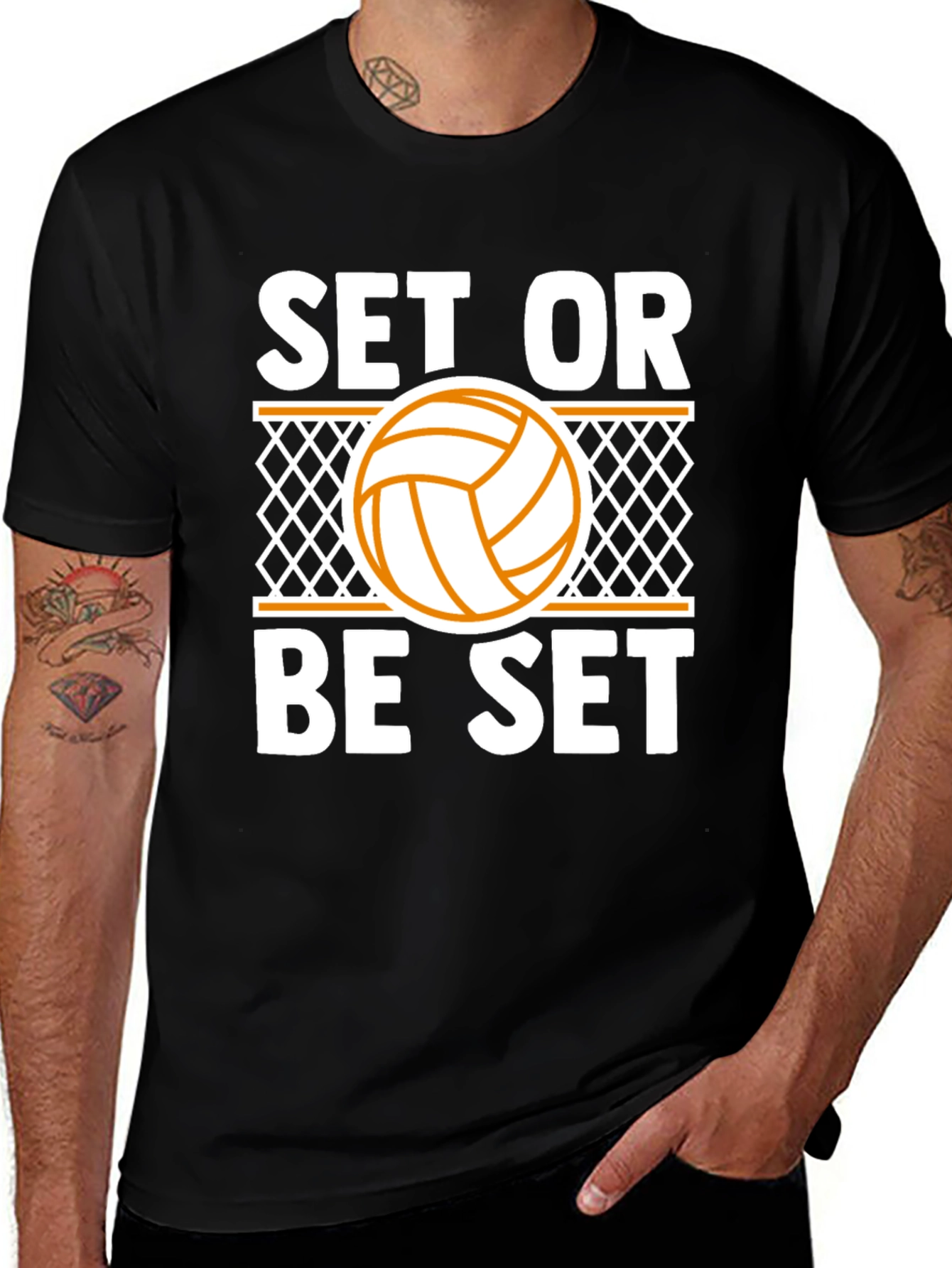 Set or Be Set Volleyball T-Shirt