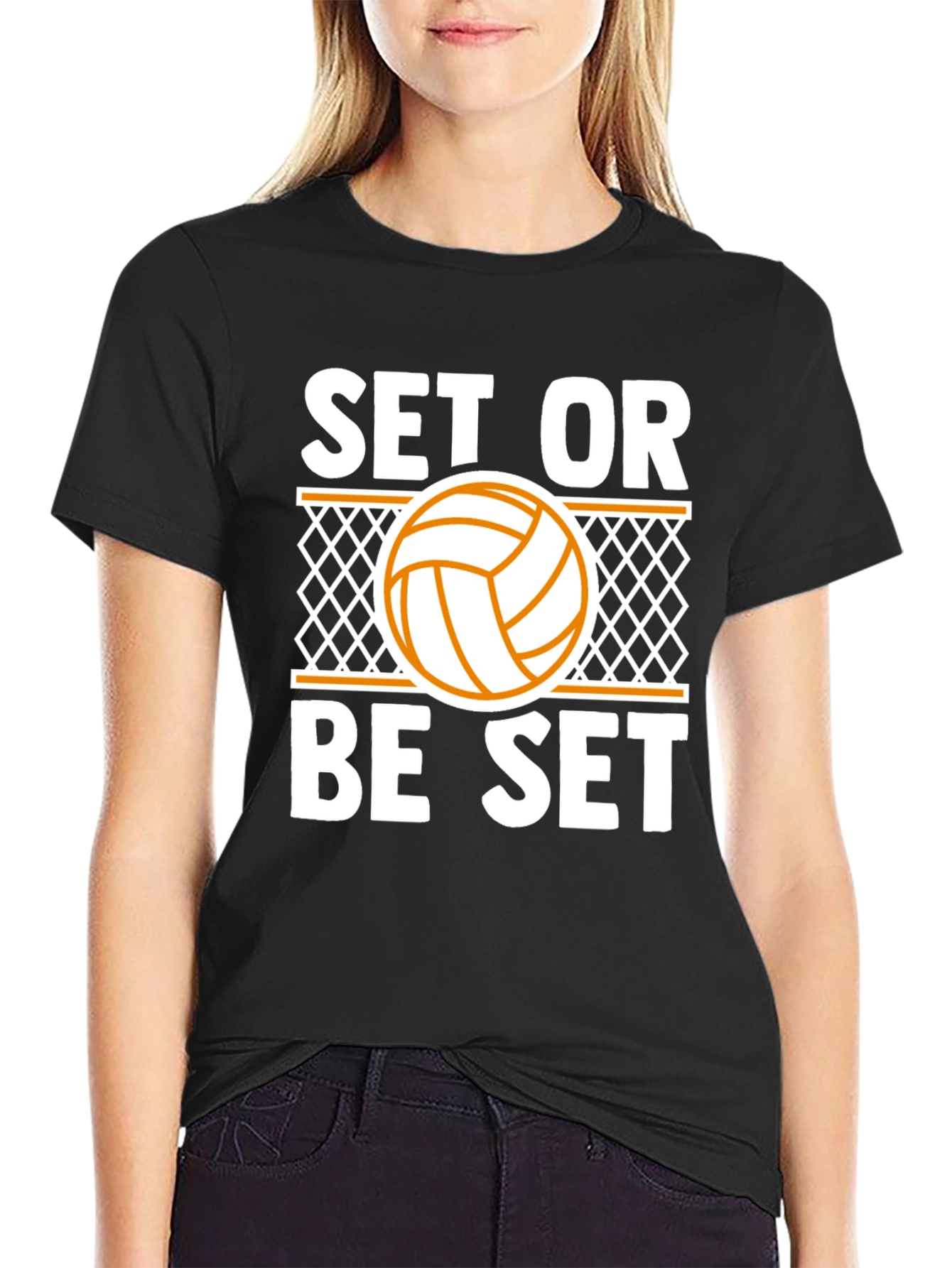 Set or Be Set Volleyball T-Shirt