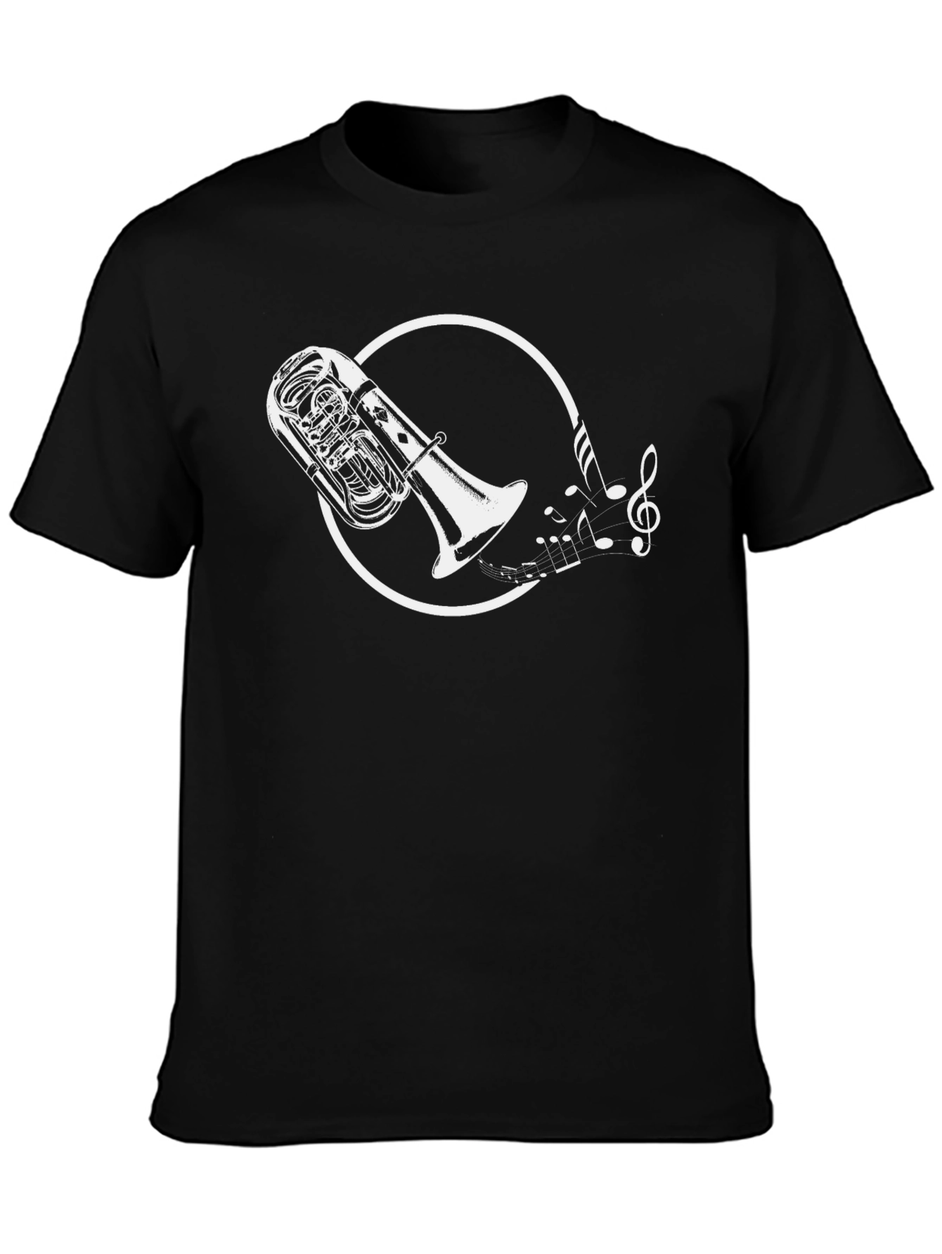 Tuba Music Tee - Cool Musical Instrument Graphic T-Shirt