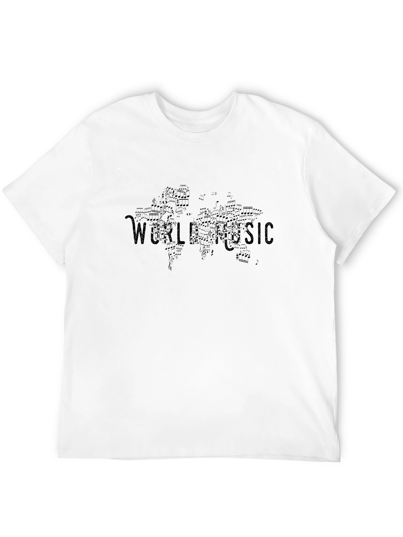 World Music Graphic Tee - Black