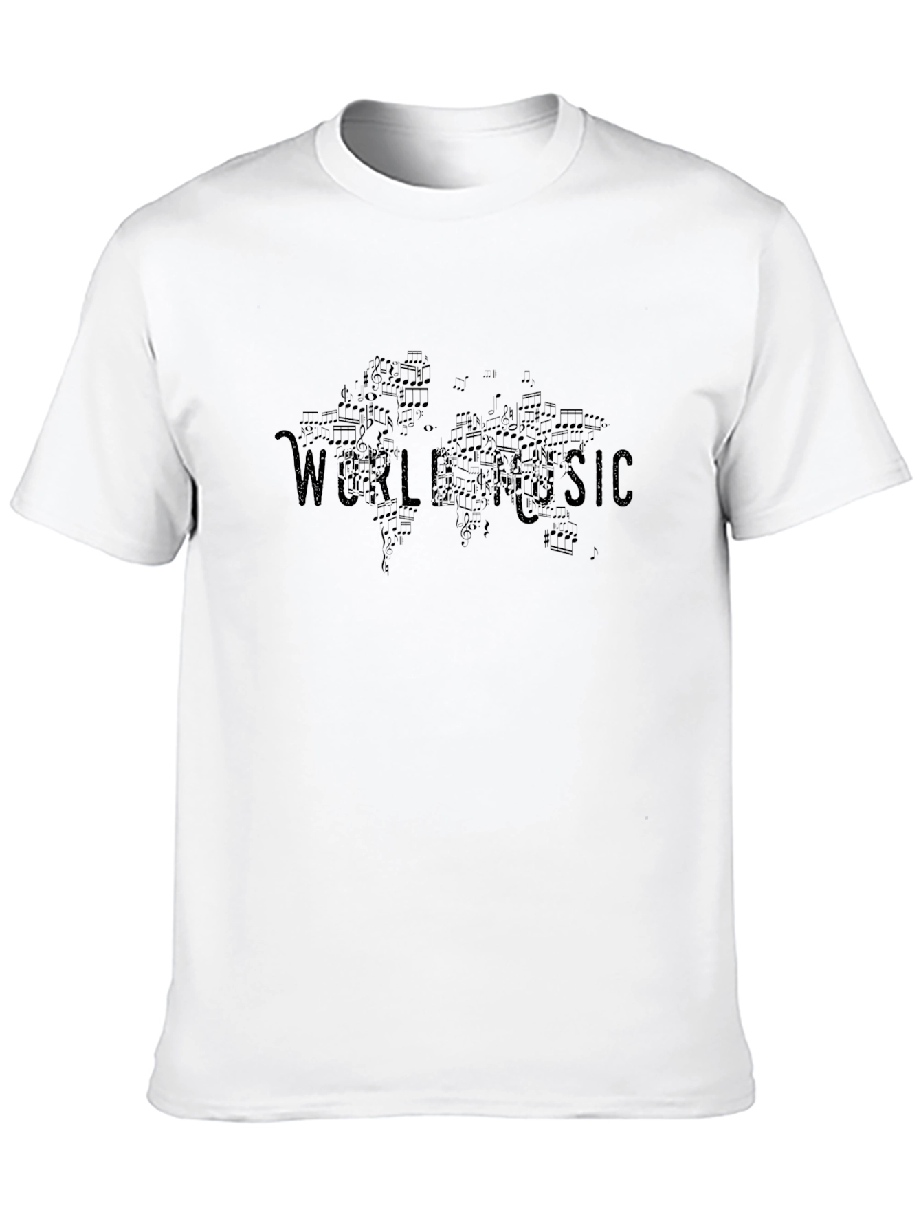 World Music Graphic Tee - Black