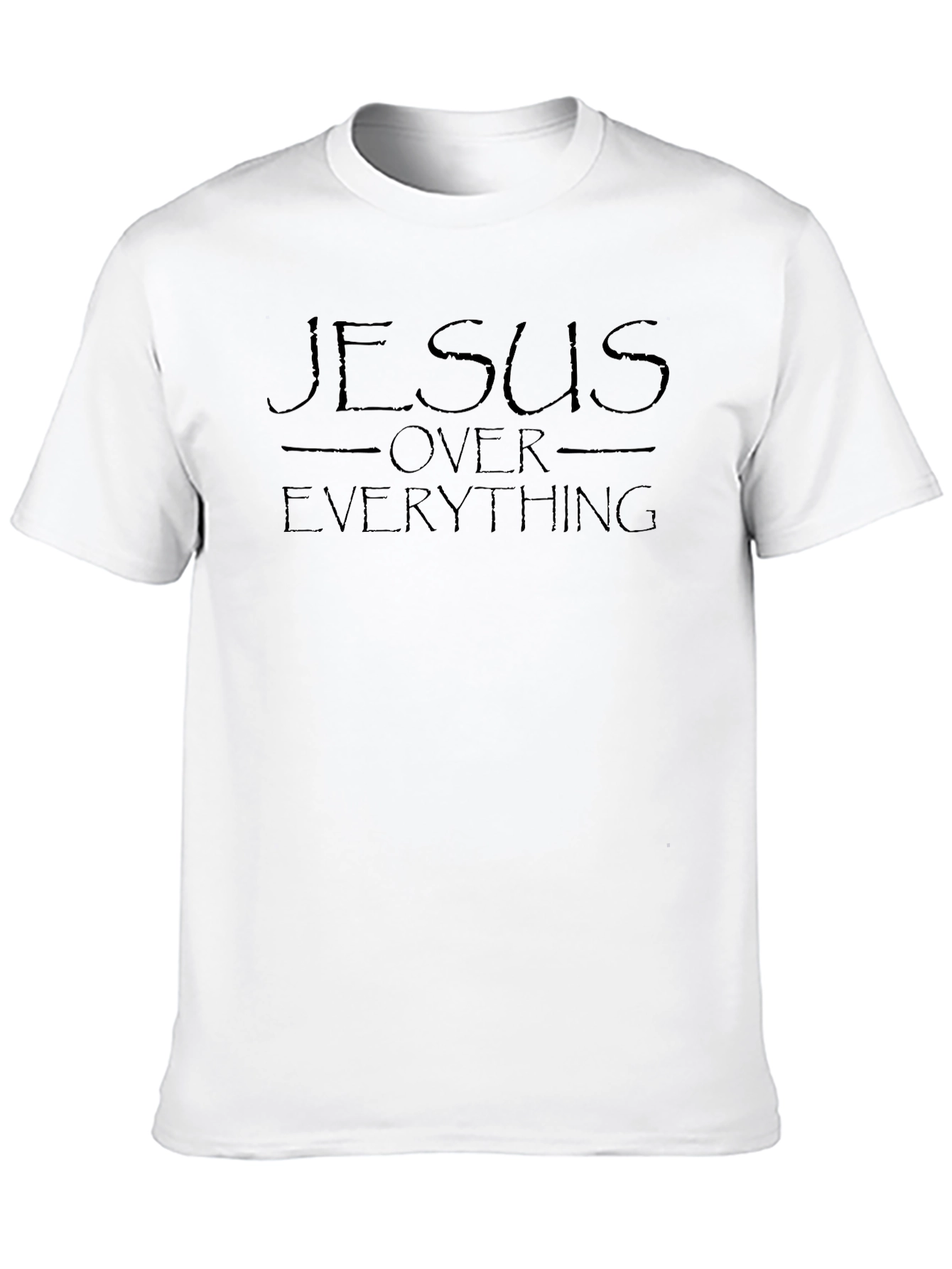 Jesus Over Everything Black T-Shirt