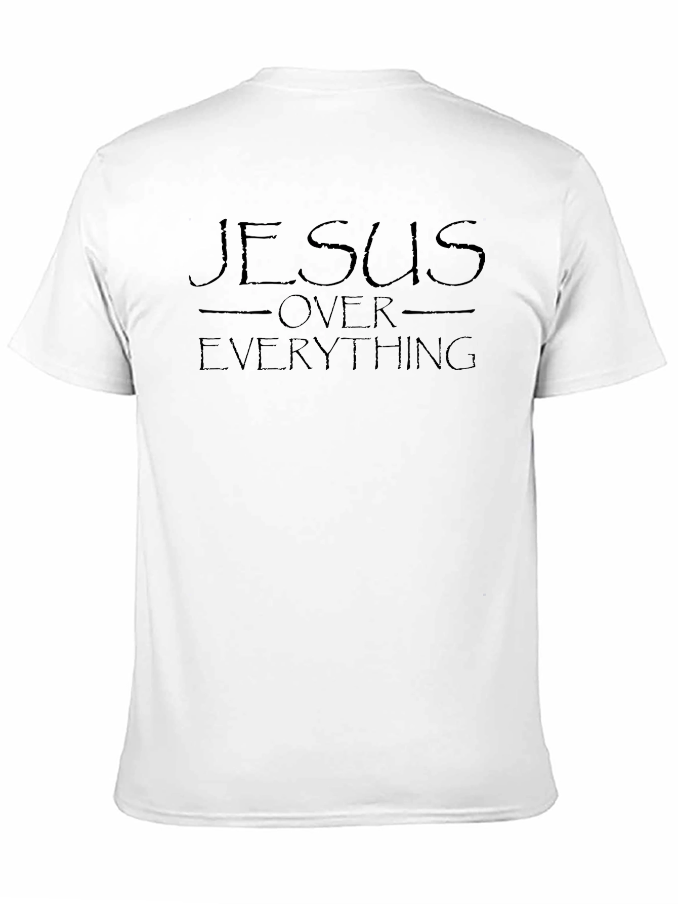 Jesus Over Everything Black T-Shirt