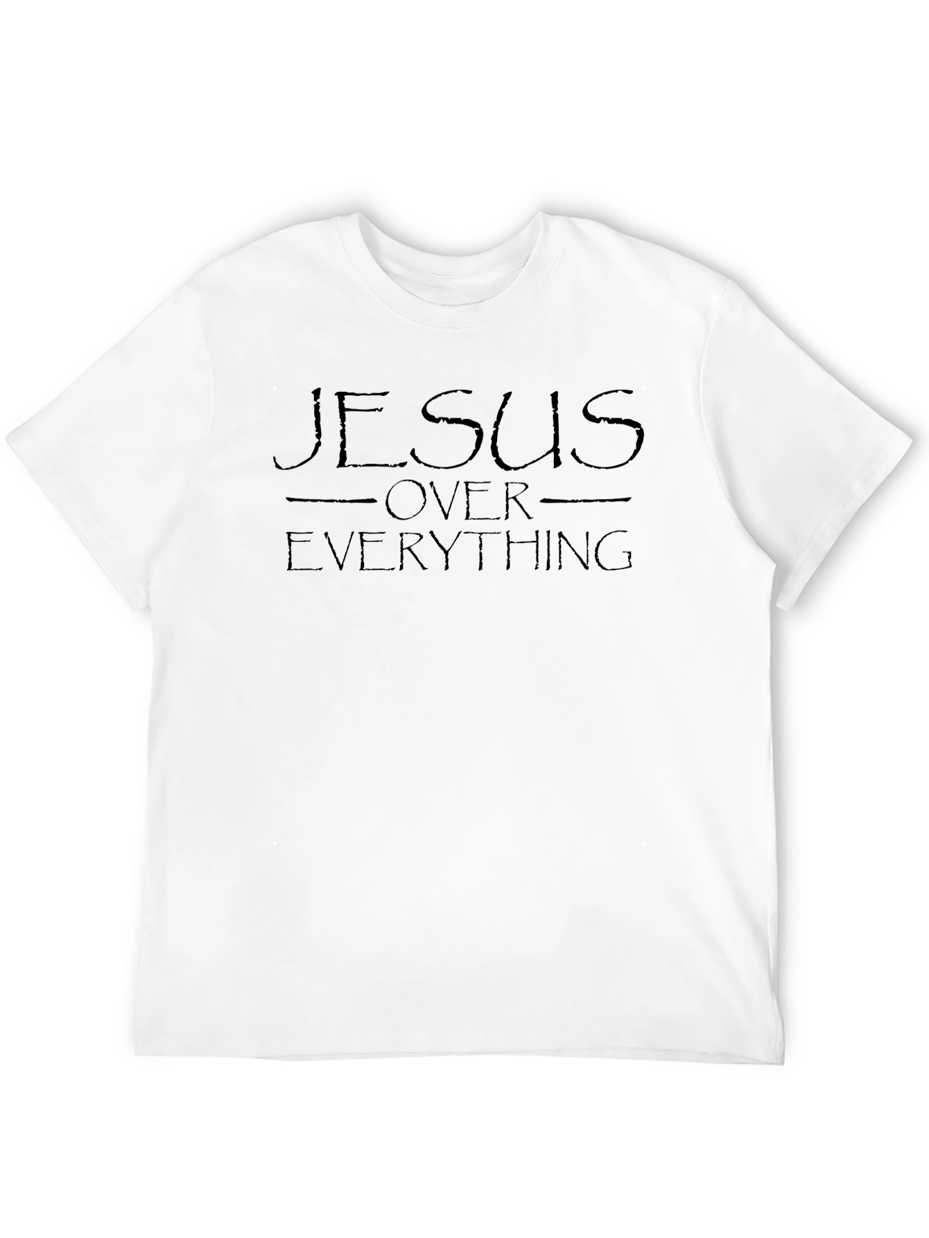 Jesus Over Everything Black T-Shirt
