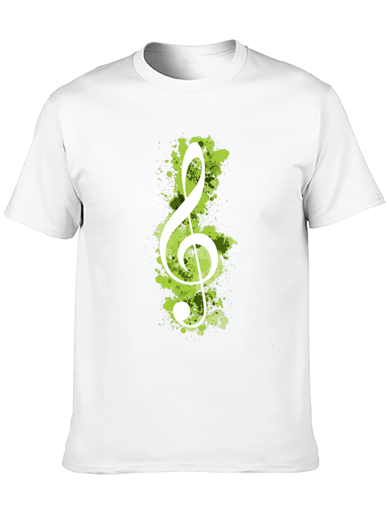 Treble Clef Graphic Tee - Black Music Lover T-Shirt