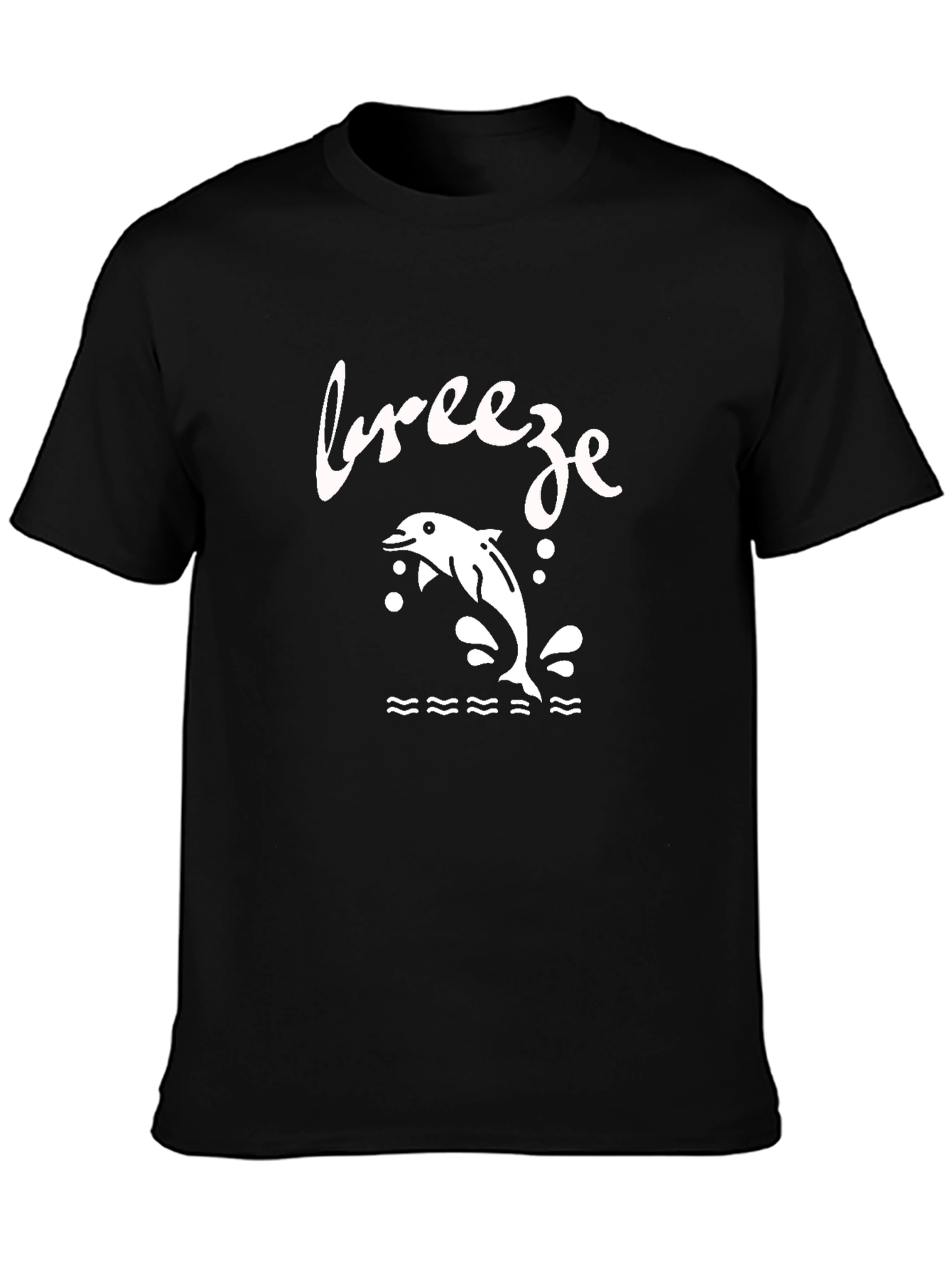 Breeze Dolphin Graphic T-Shirt - Stylish & Comfortable