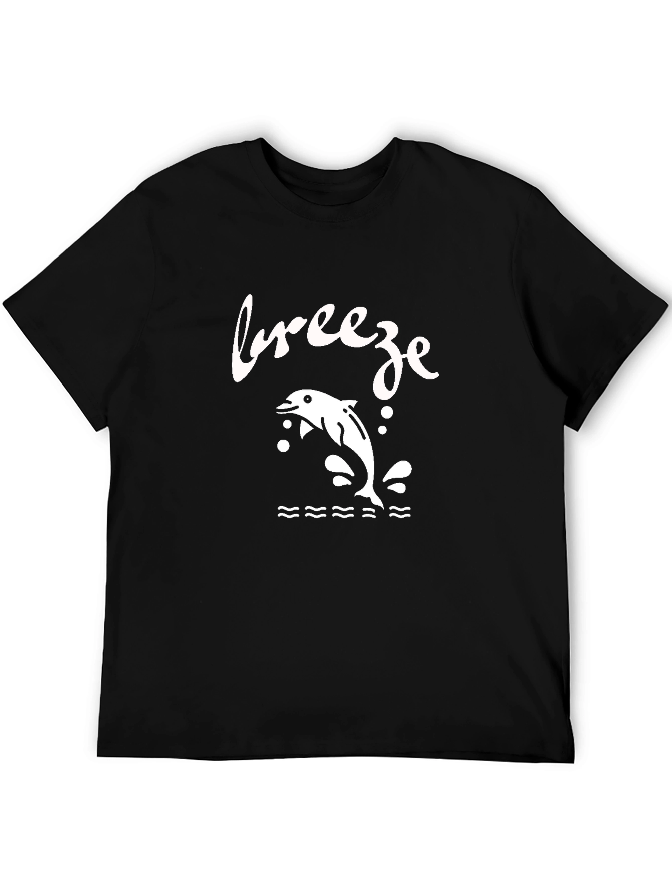 Breeze Dolphin Graphic T-Shirt - Stylish & Comfortable