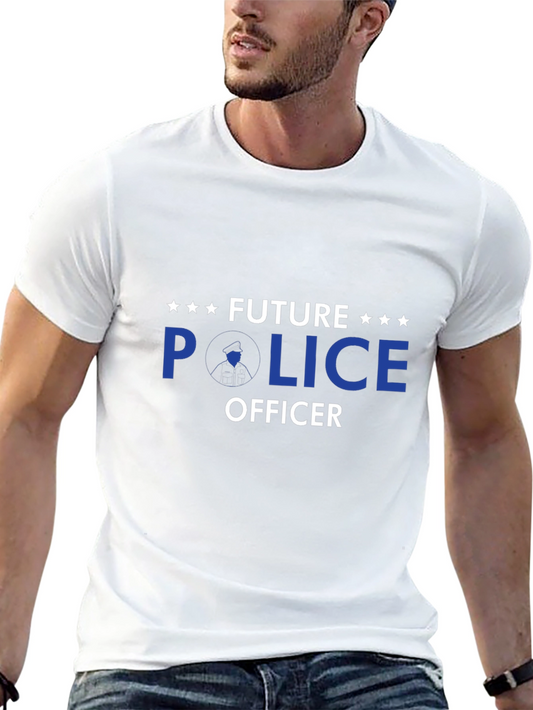Future Police Officer T-Shirt - Black
