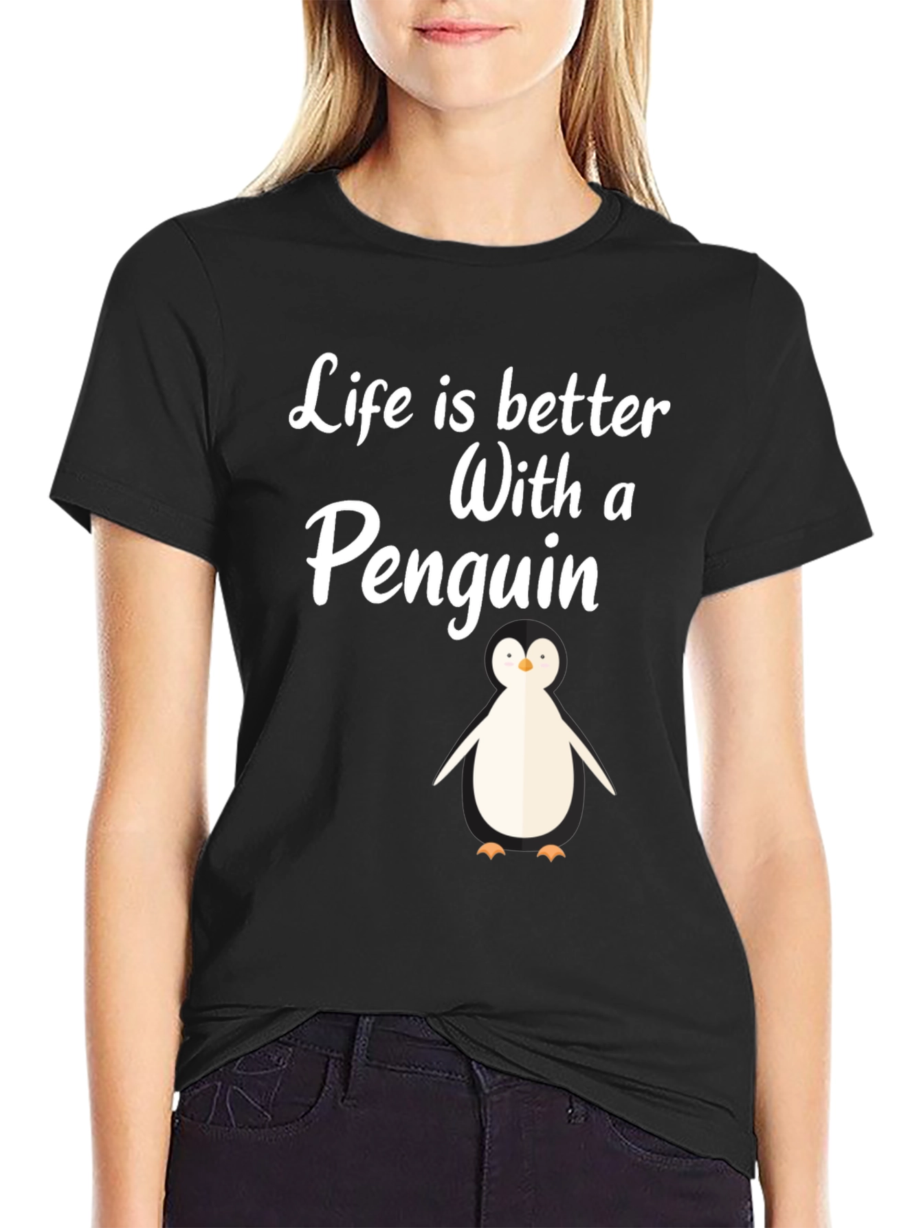 Life is Better With a Penguin Graphic Tee