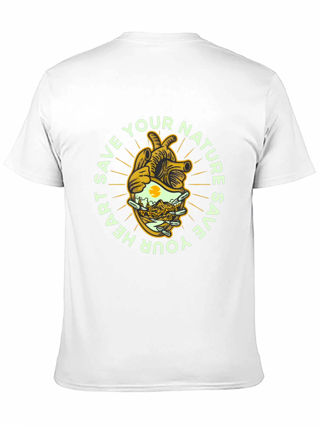 Save Nature Heart Graphic Tee