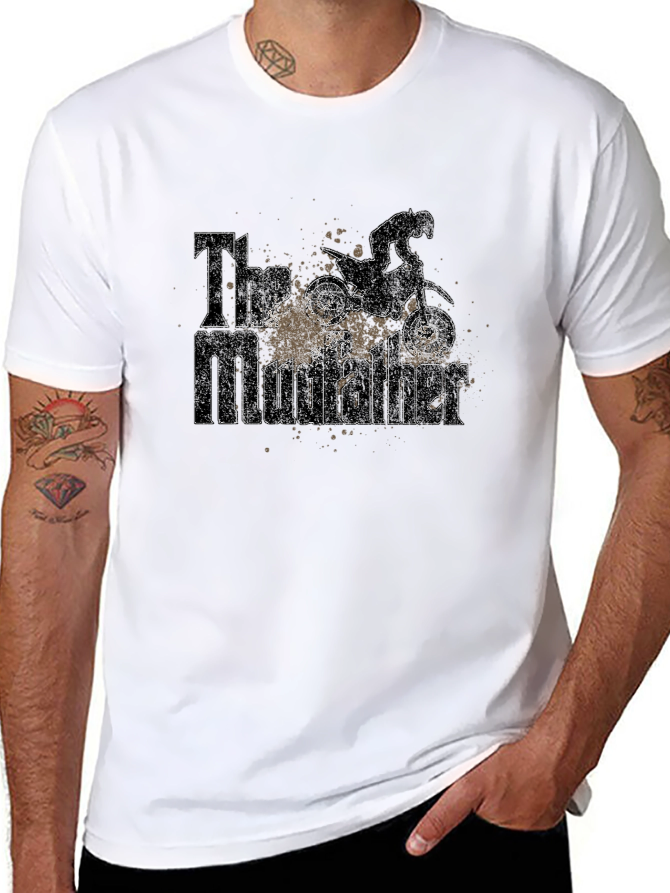 The Mudfather T-Shirt Motocross Dirt Bike